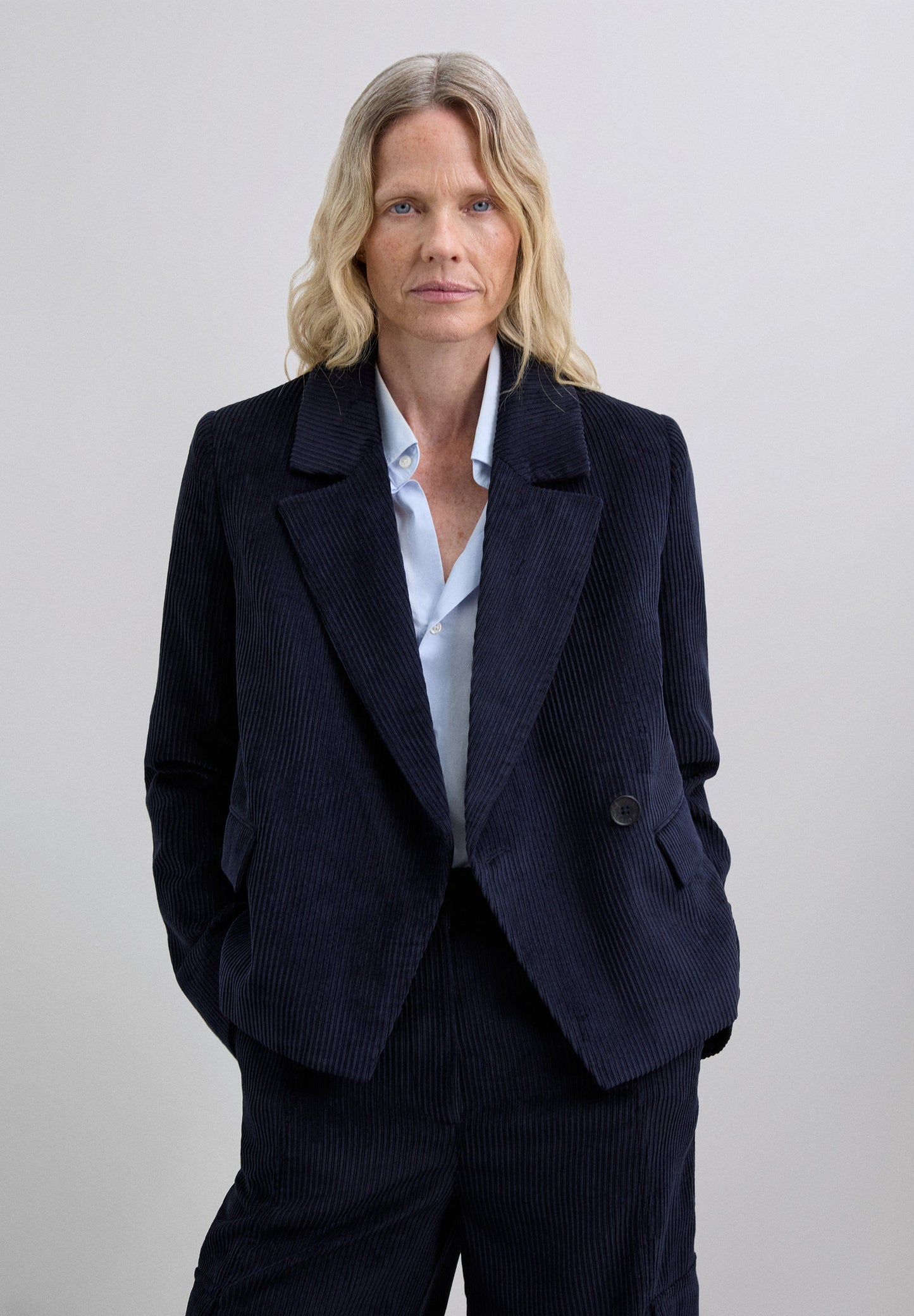 BLAZER PANA NAVY - Scalpers