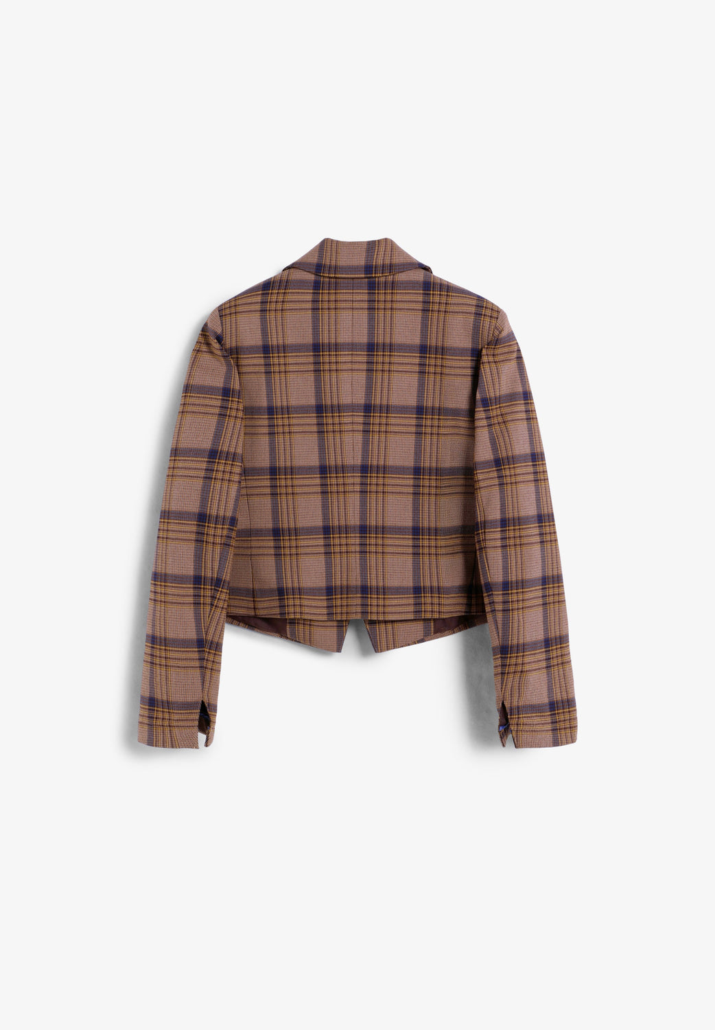 BLAZER CROPPED CUADROS - Scalpers