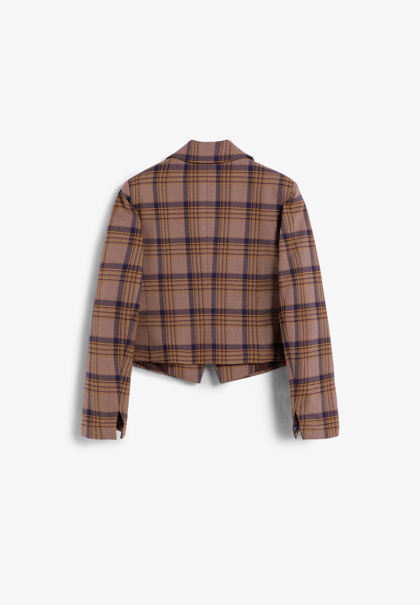 BLAZER CROPPED CUADROS - Scalpers