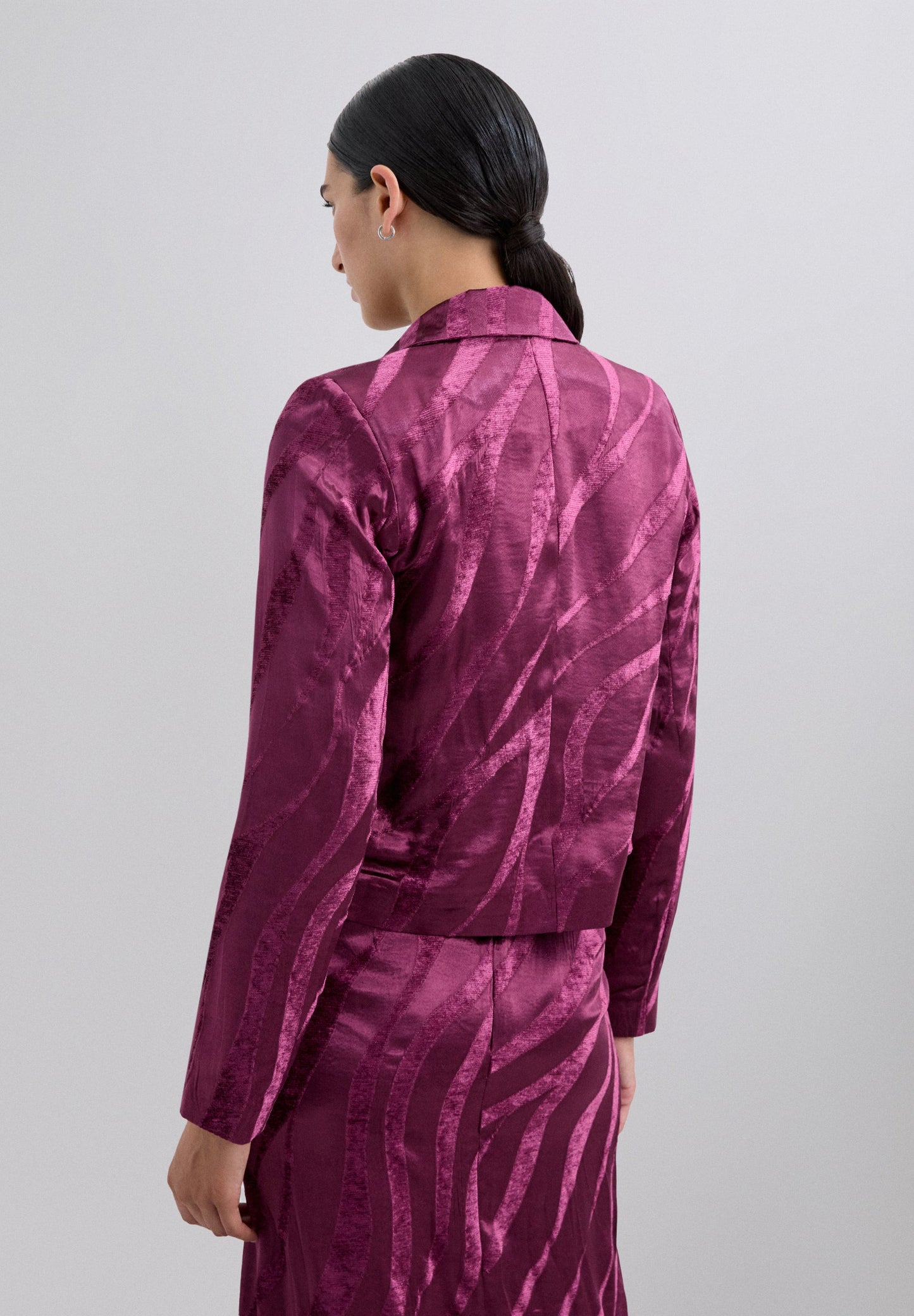 BLAZER CROPPED JACQUARD - Scalpers