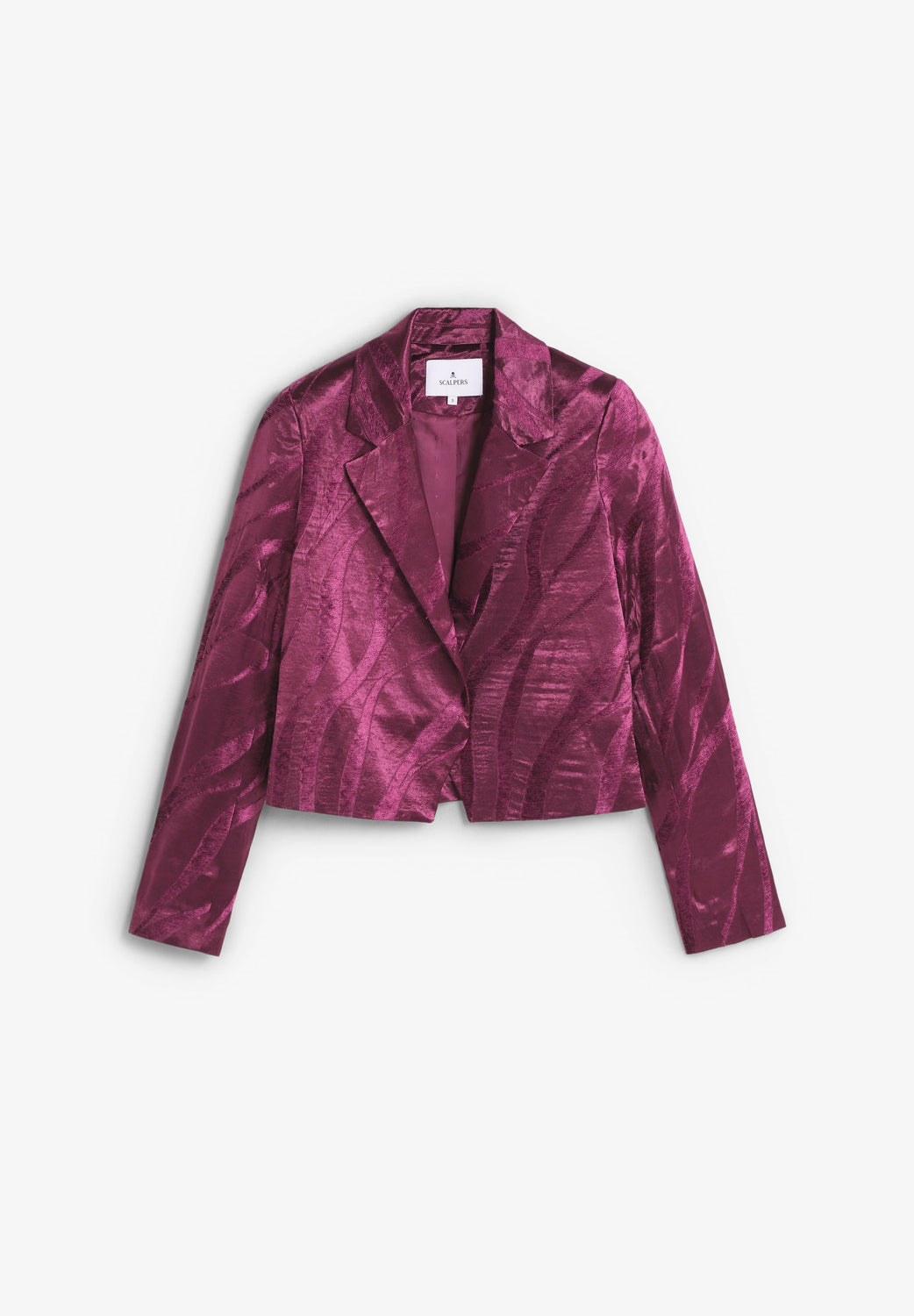 BLAZER CROPPED JACQUARD - Scalpers