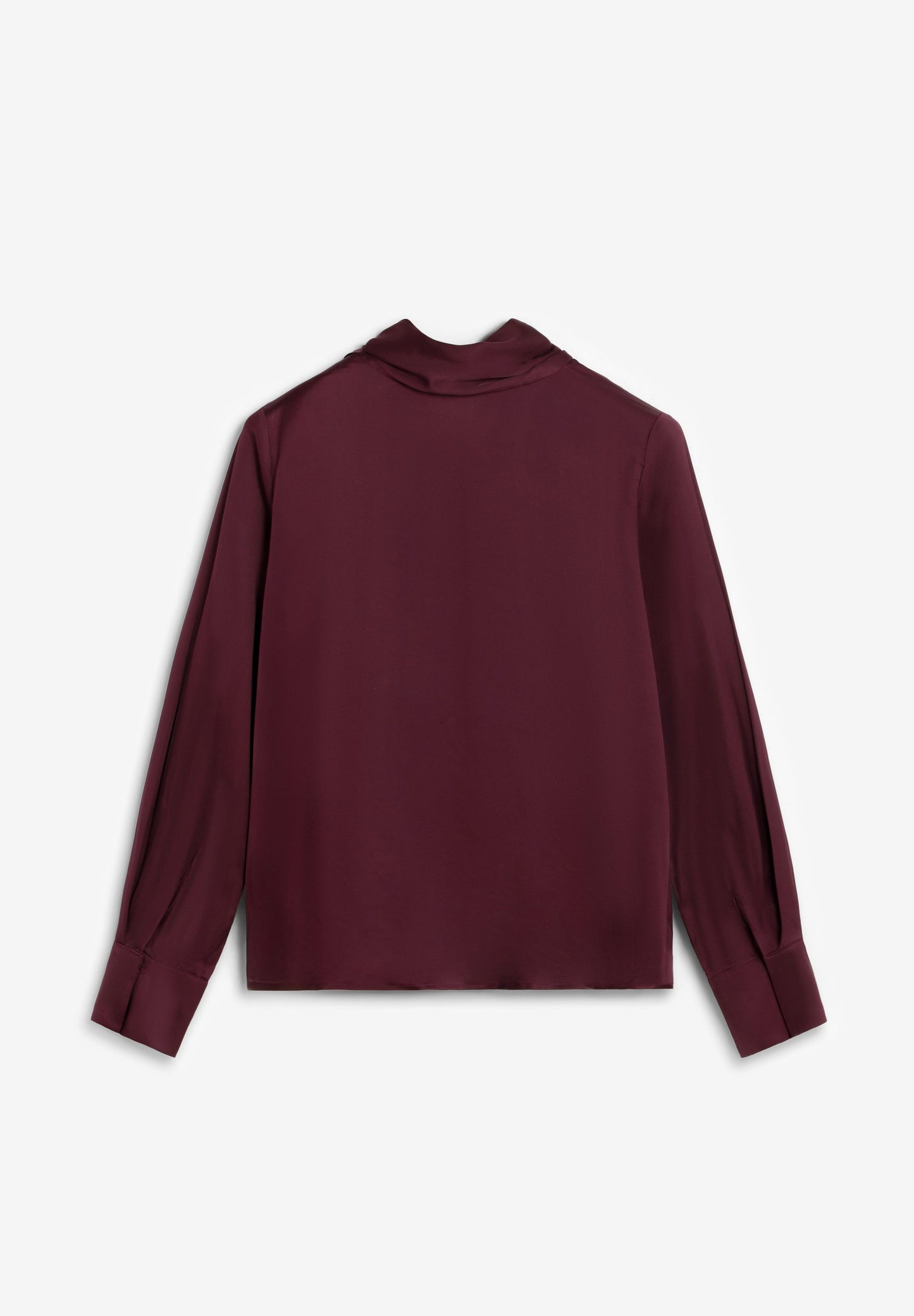BLUSA SATÉN DRAPEADA