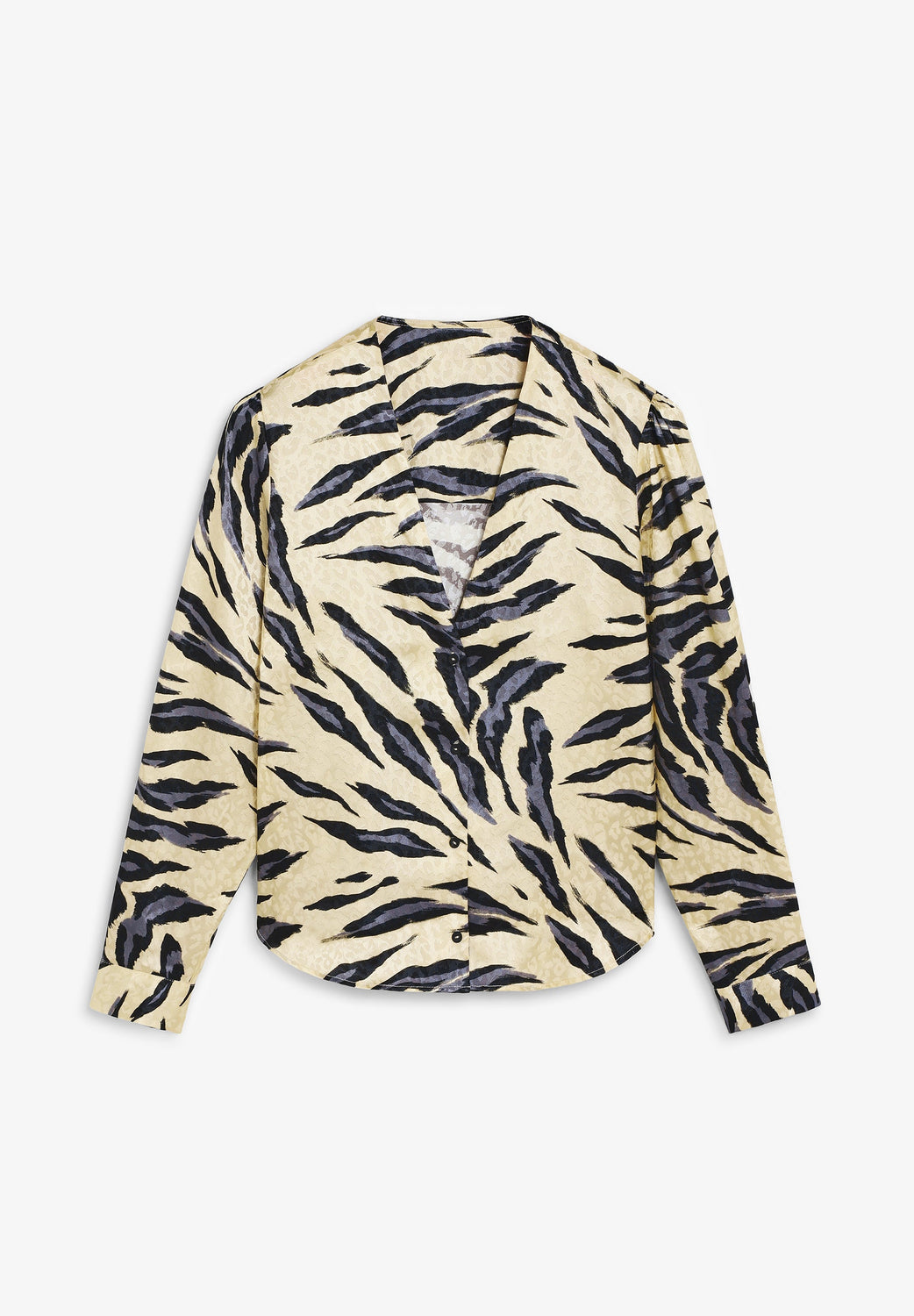 BLUSA SATINADA ANIMAL PRINT - Scalpers