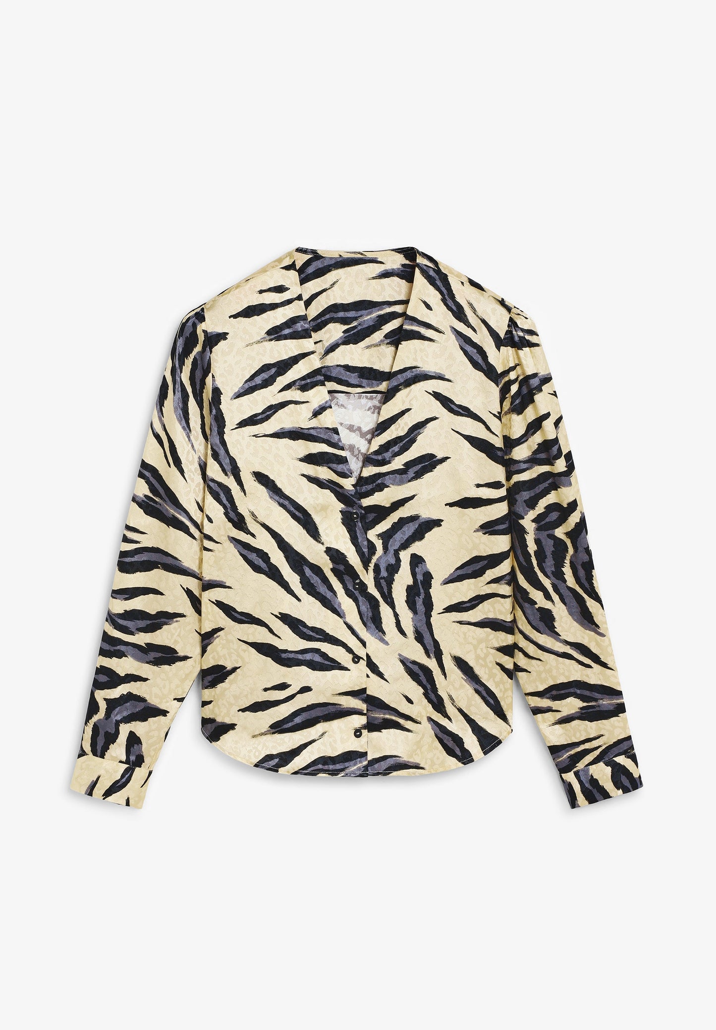 BLUSA SATINADA ANIMAL PRINT - Scalpers