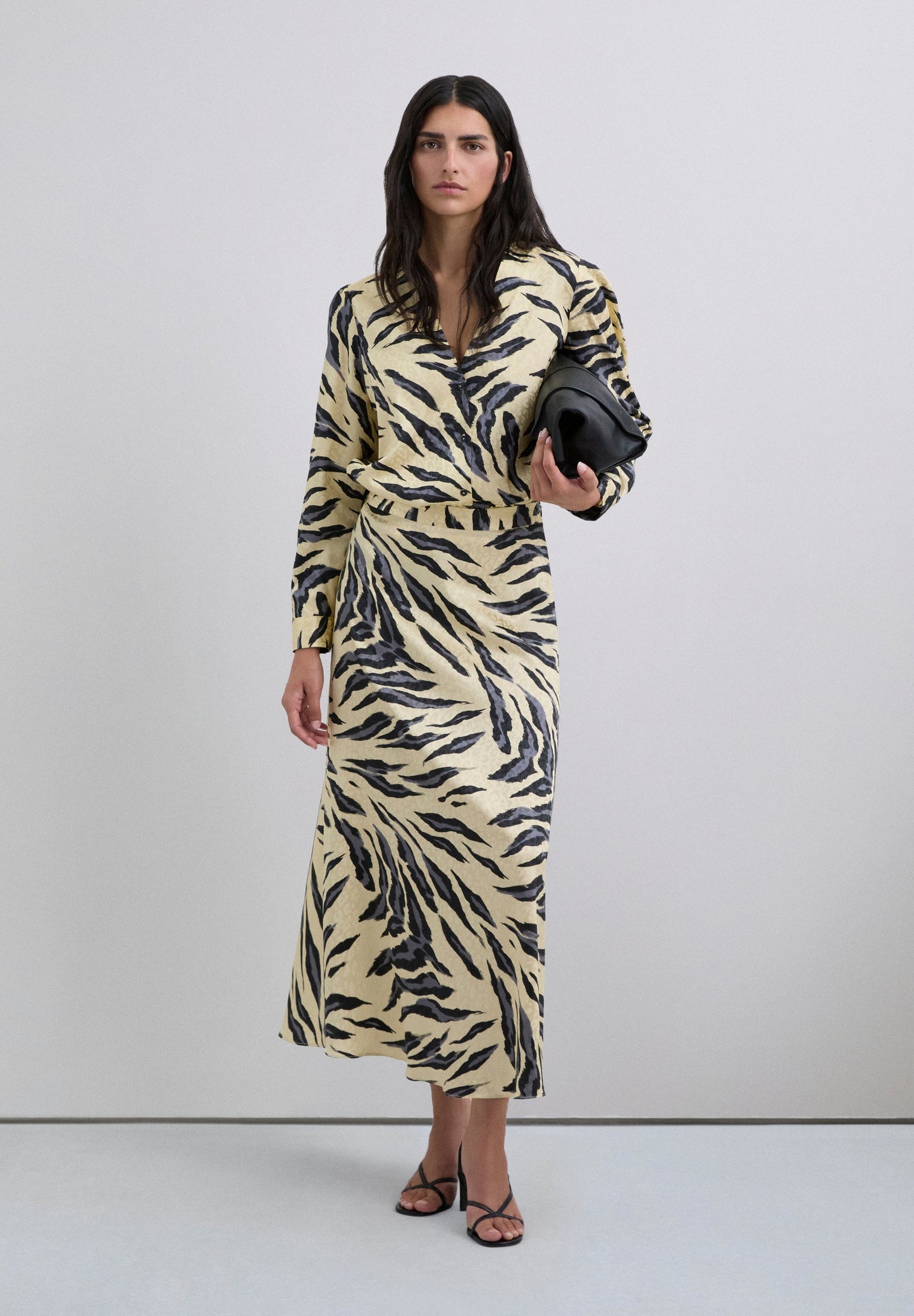 FALDA MIDI ANIMAL PRINT - Scalpers