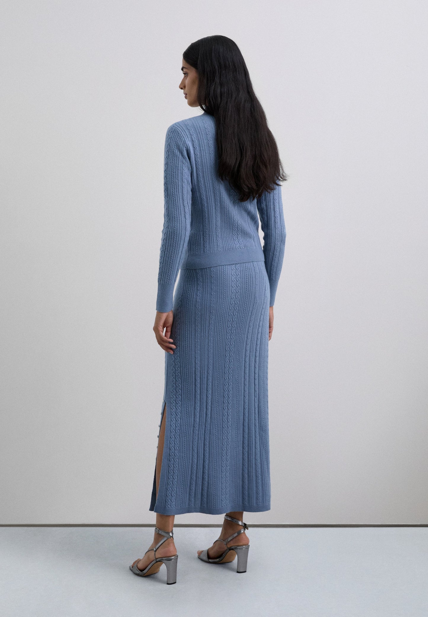 FALDA CABLE KNIT ABERTURA - Scalpers