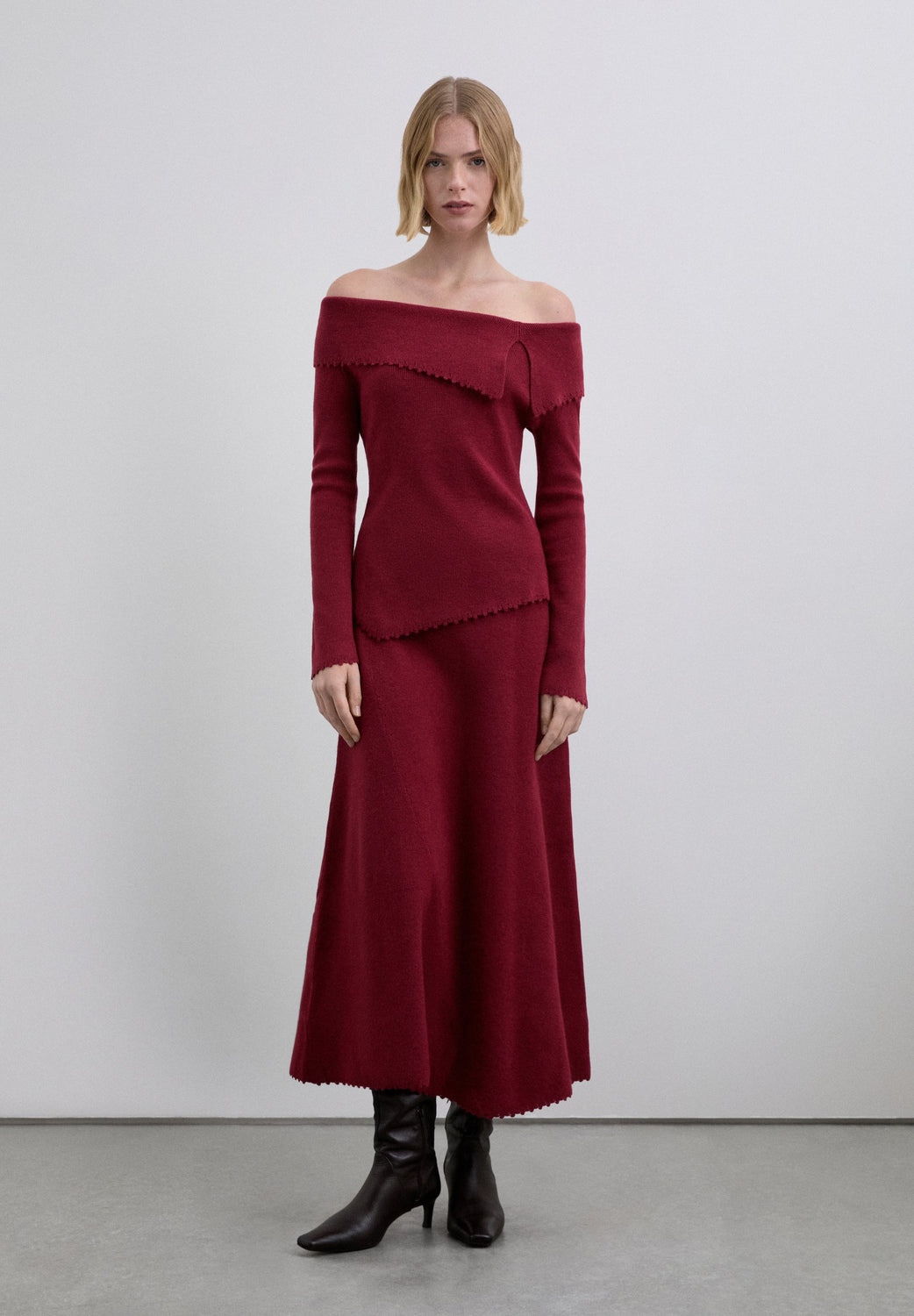 FALDA ASIMÉTRICA ACABADO ESPECIAL - Scalpers