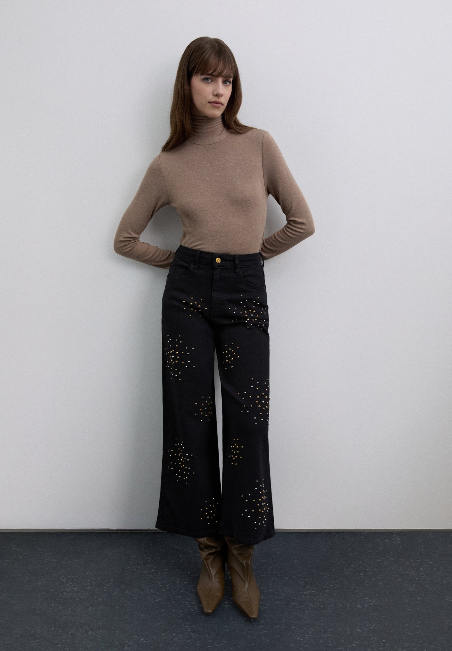 JEANS CULOTTE TACHUELAS - Scalpers