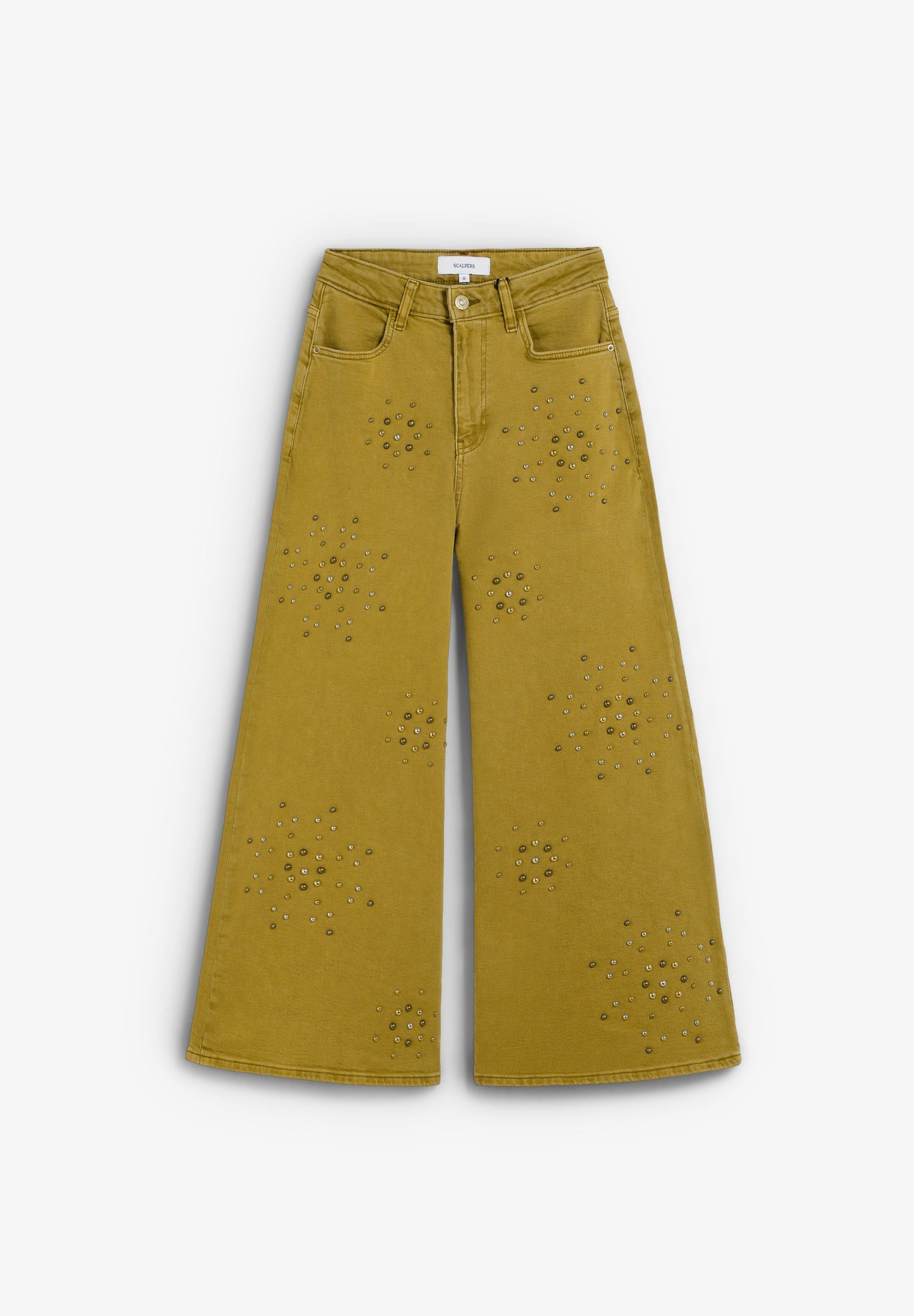 JEANS CULOTTE TACHUELAS