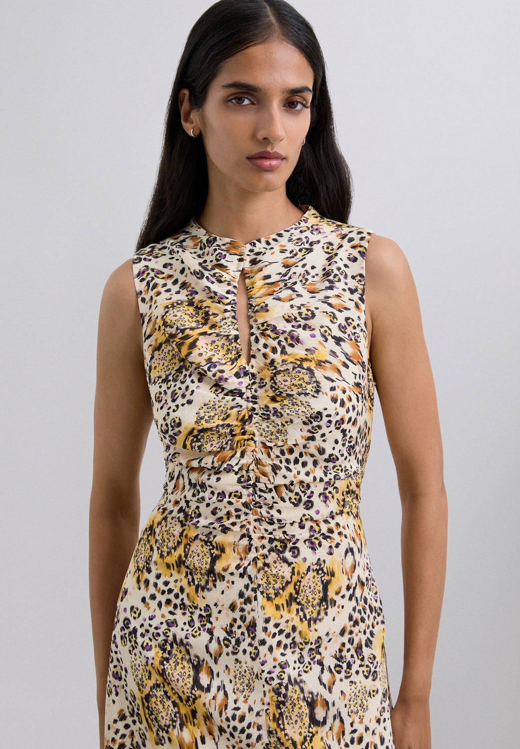 VESTIDO LARGO ANIMAL PRINT - Scalpers