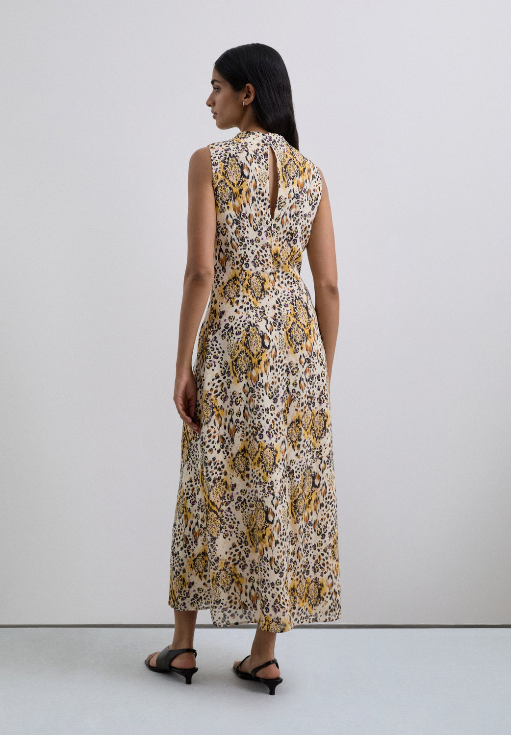 VESTIDO LARGO ANIMAL PRINT - Scalpers