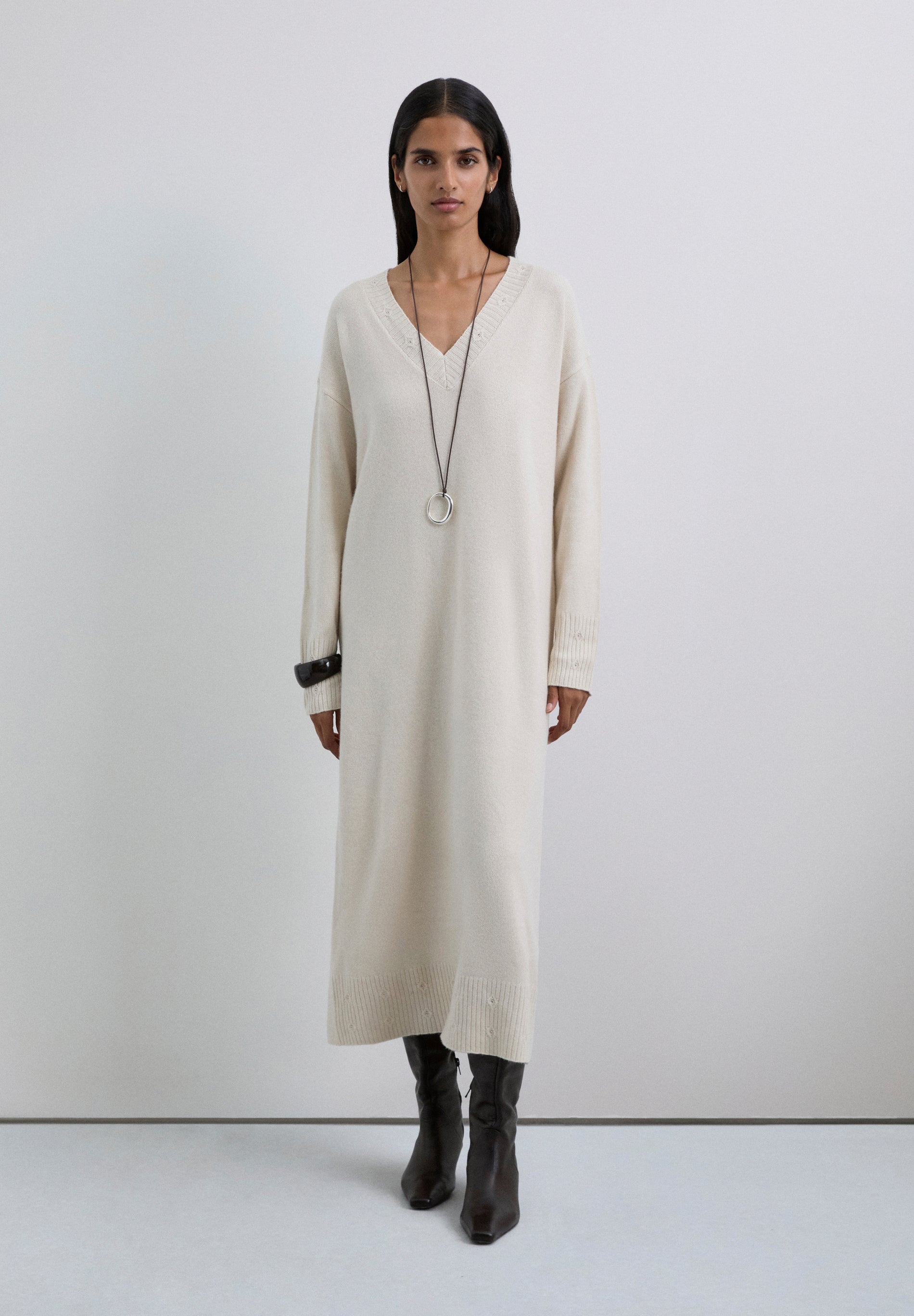 VESTIDO PUNTO HOLGADO MIDI