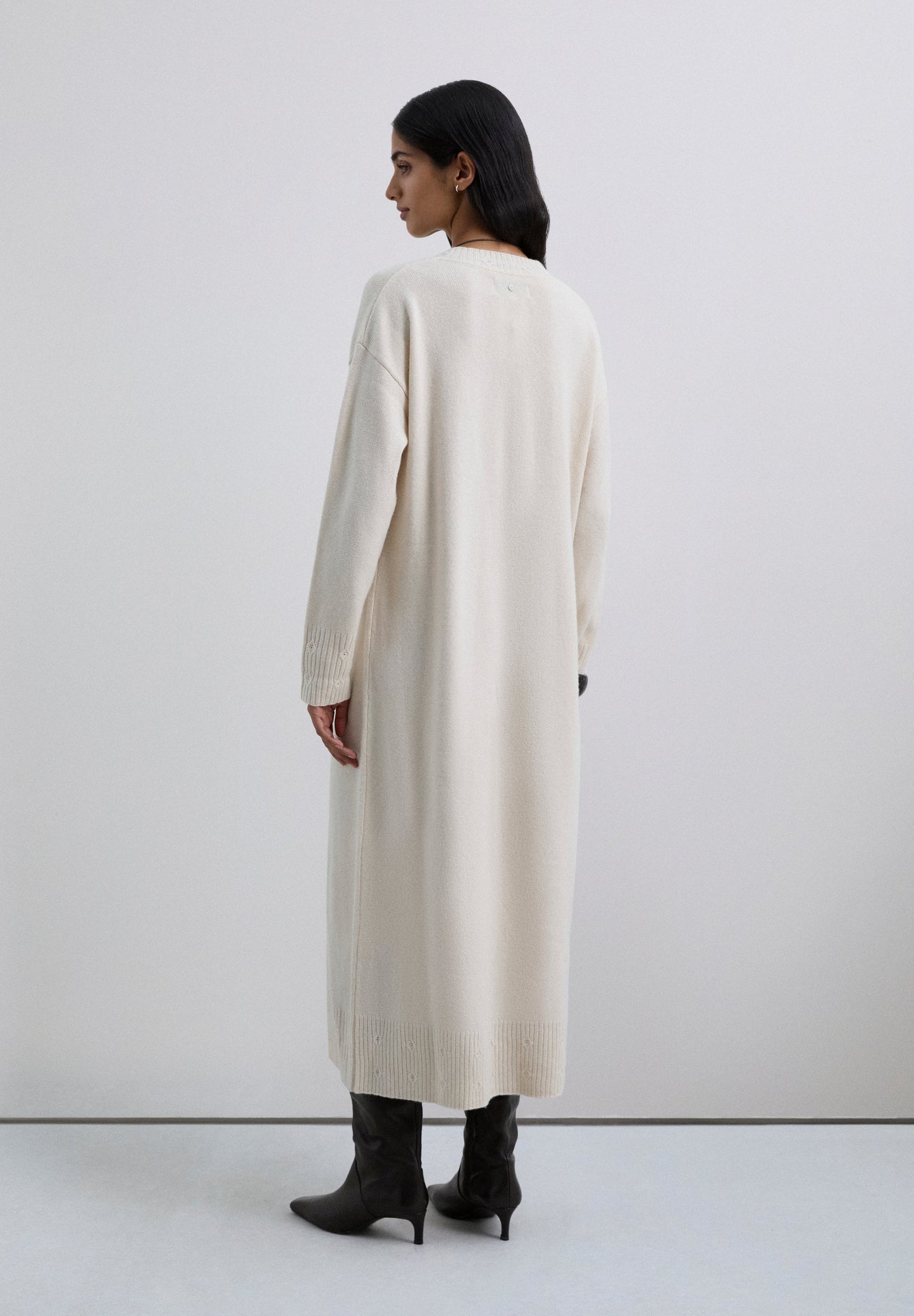 VESTIDO PUNTO HOLGADO MIDI - Scalpers