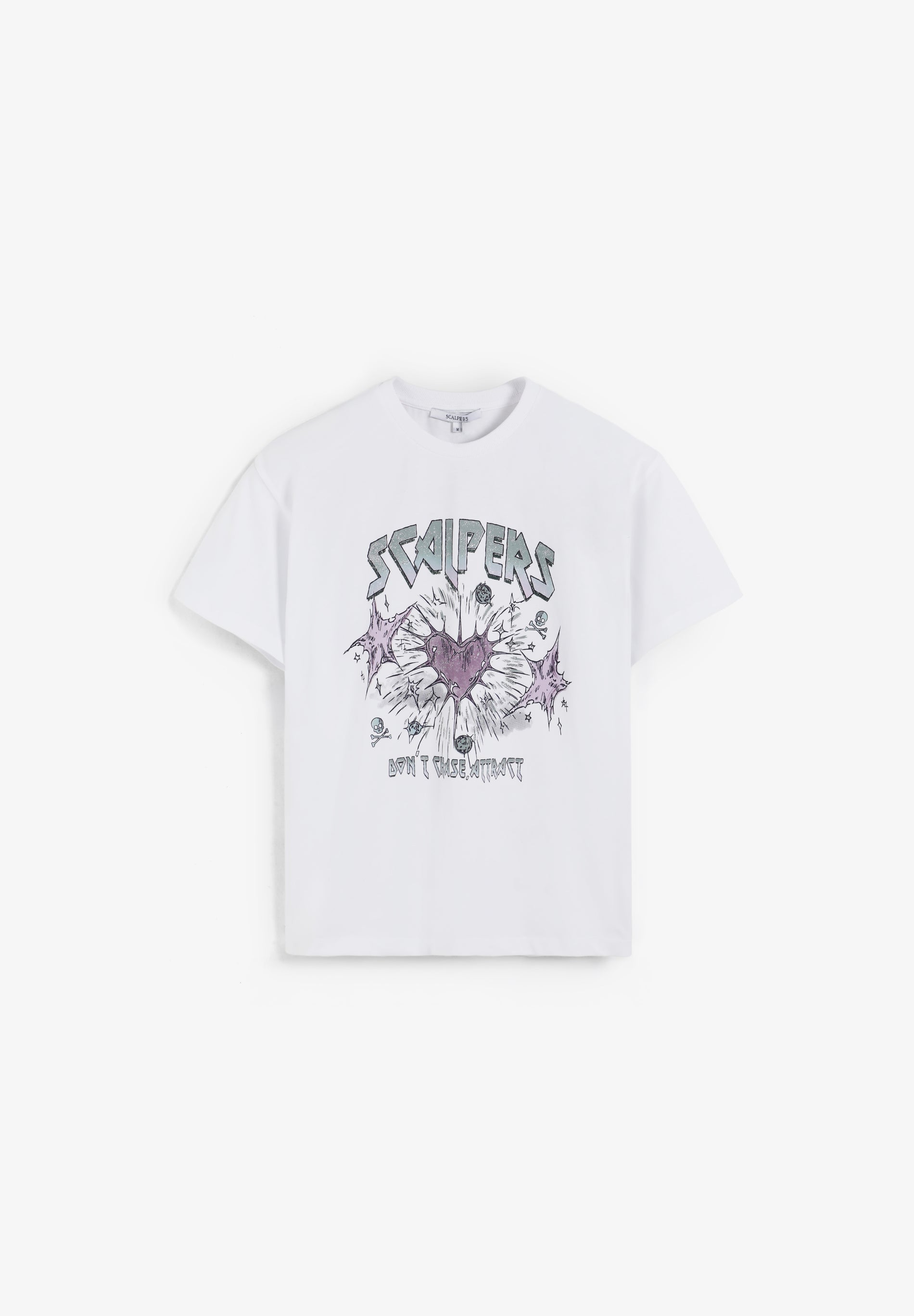 CAMISETA ALGODÓN PRINT FRONTAL - Scalpers