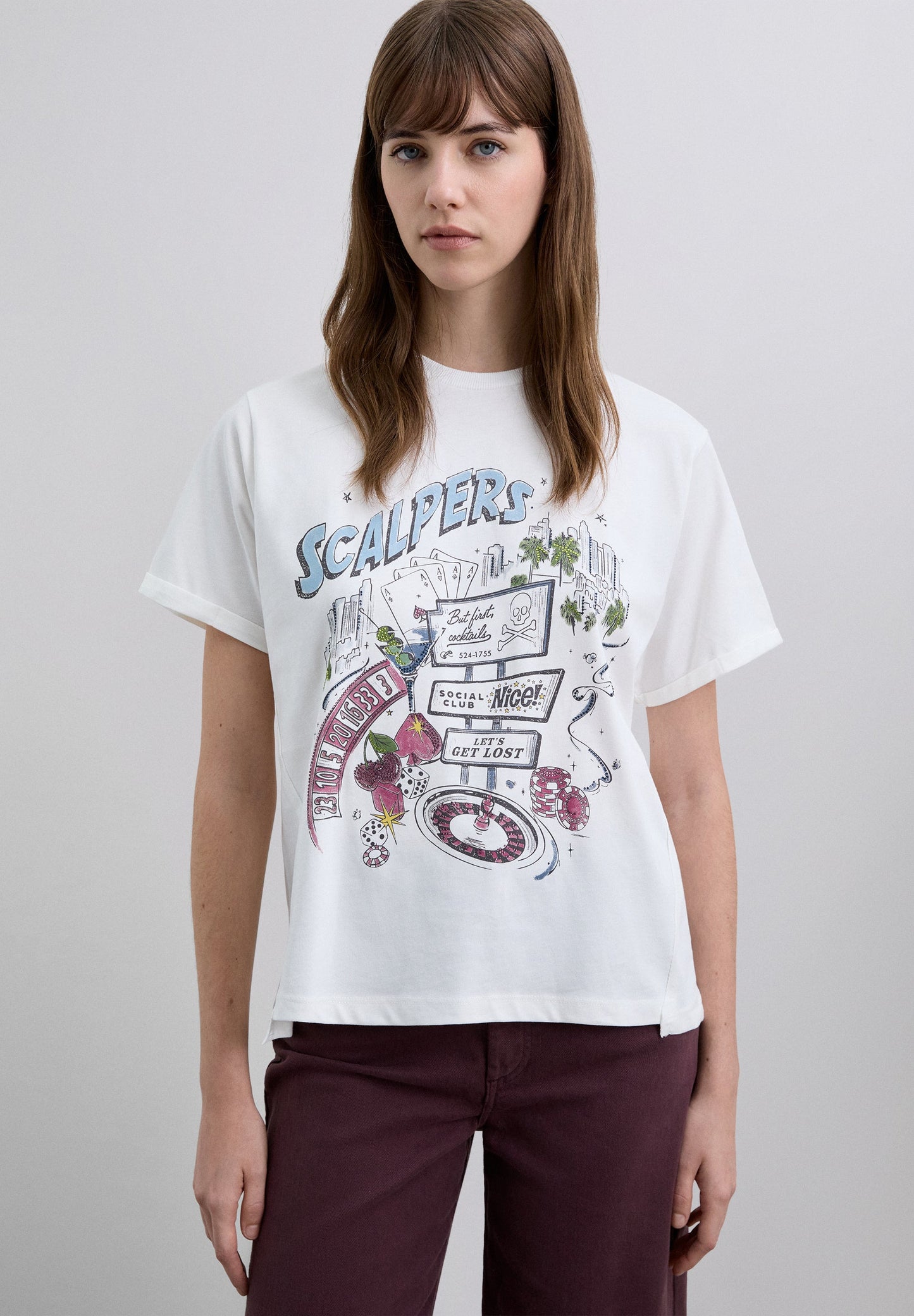 POLERA ASIMÉTRICA PRINT