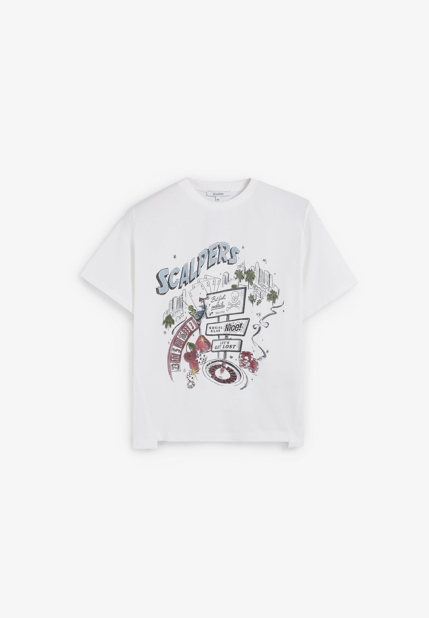 POLERA ASIMÉTRICA PRINT