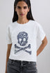 POLERA LOGO CALAVERA PRINT