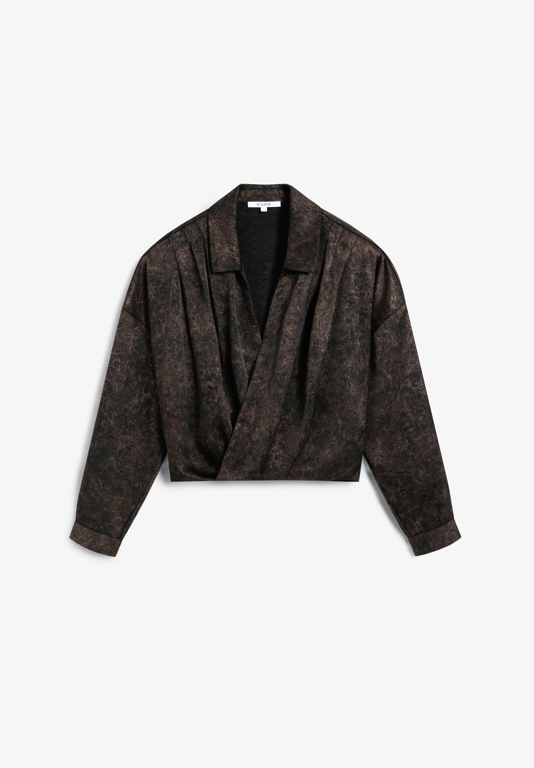 CAMISA CRUZADA ESTAMPADA - Scalpers