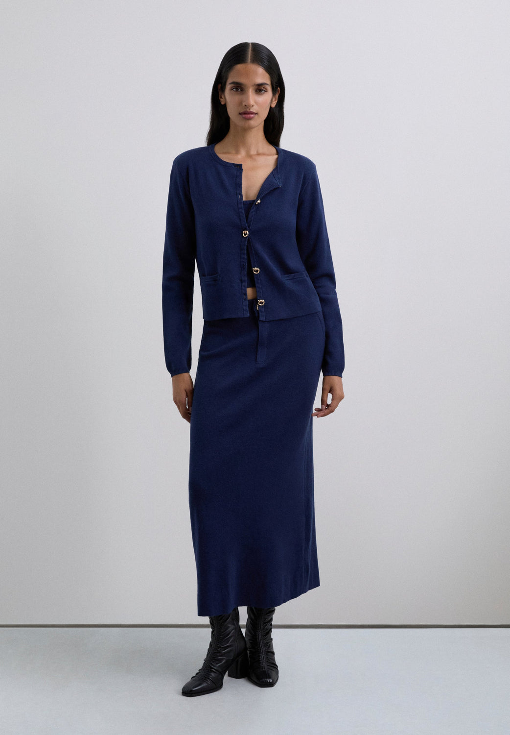 CARDIGAN BOTONES DORADOS - Scalpers