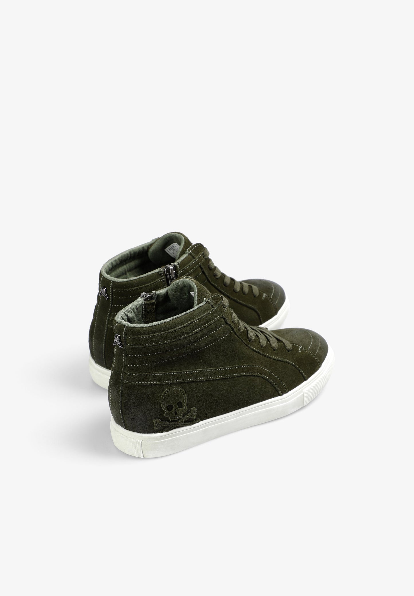 SNEAKERS ALTAS PIEL CALAVERA - Scalpers