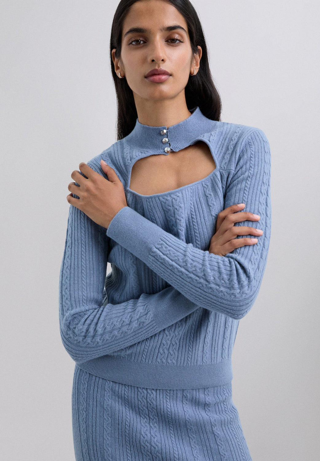 JERSEY CABLE KNIT ABERTURA - Scalpers