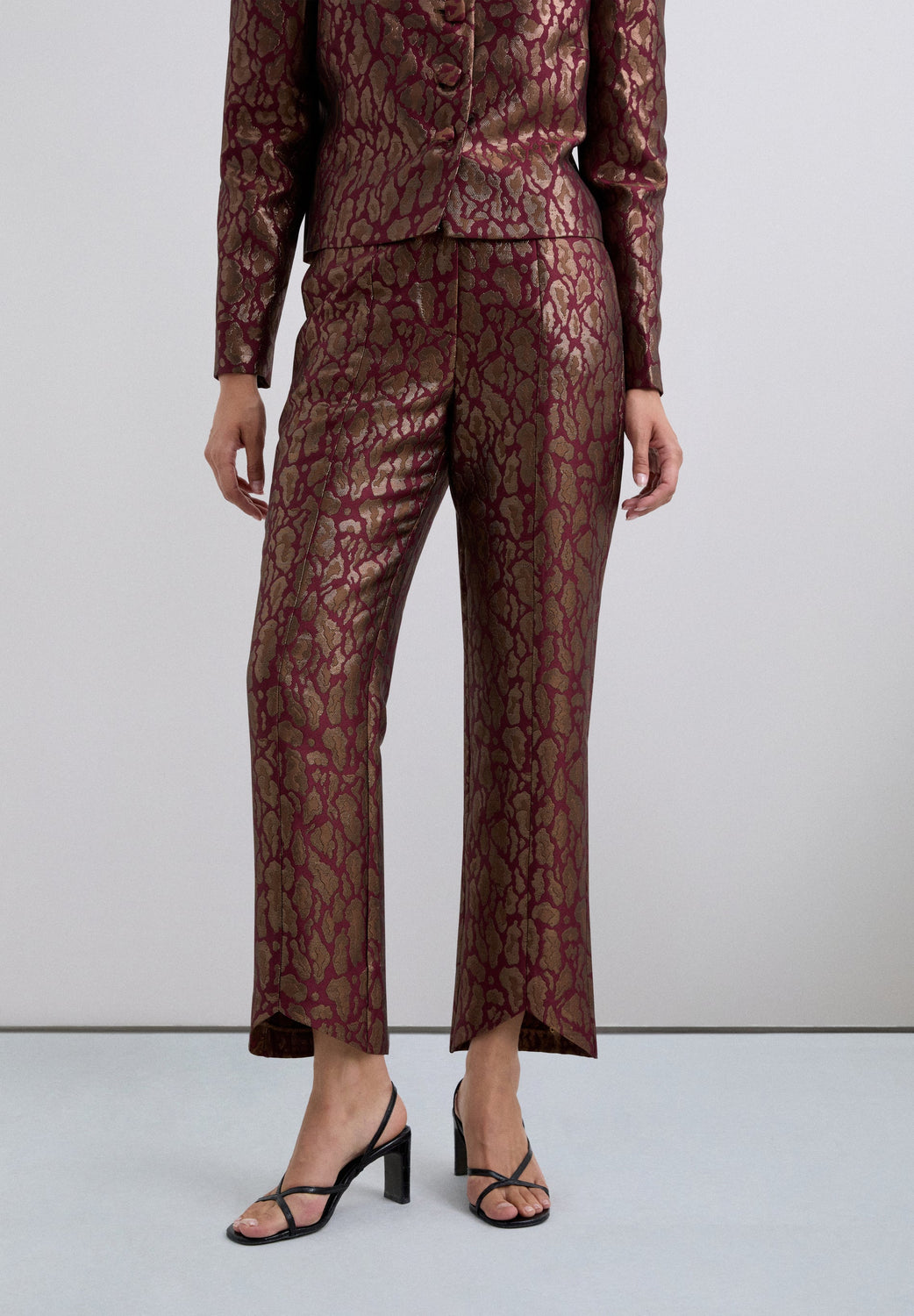 PANTALÓN ANIMAL PRINT METALIZADO - Scalpers