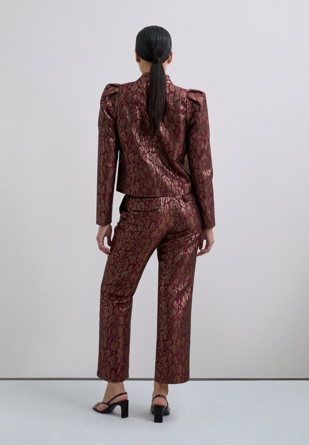 PANTALÓN ANIMAL PRINT METALIZADO - Scalpers
