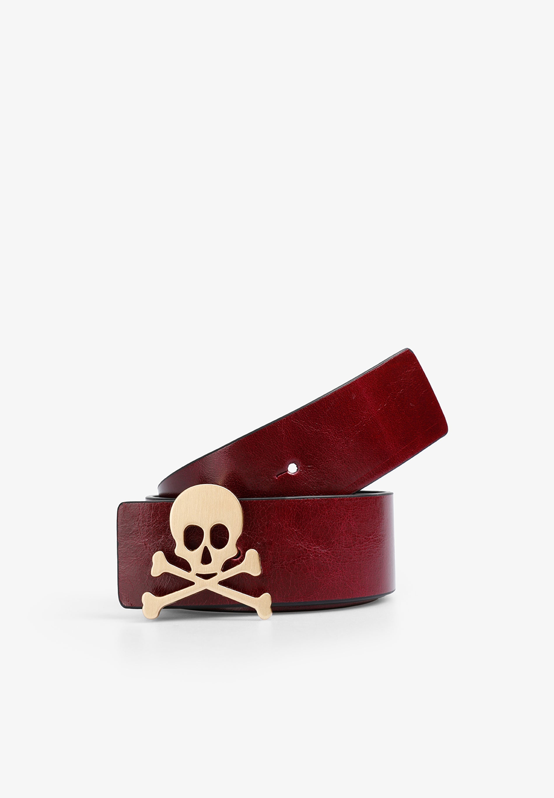 CINTURÓN PIEL CALAVERA