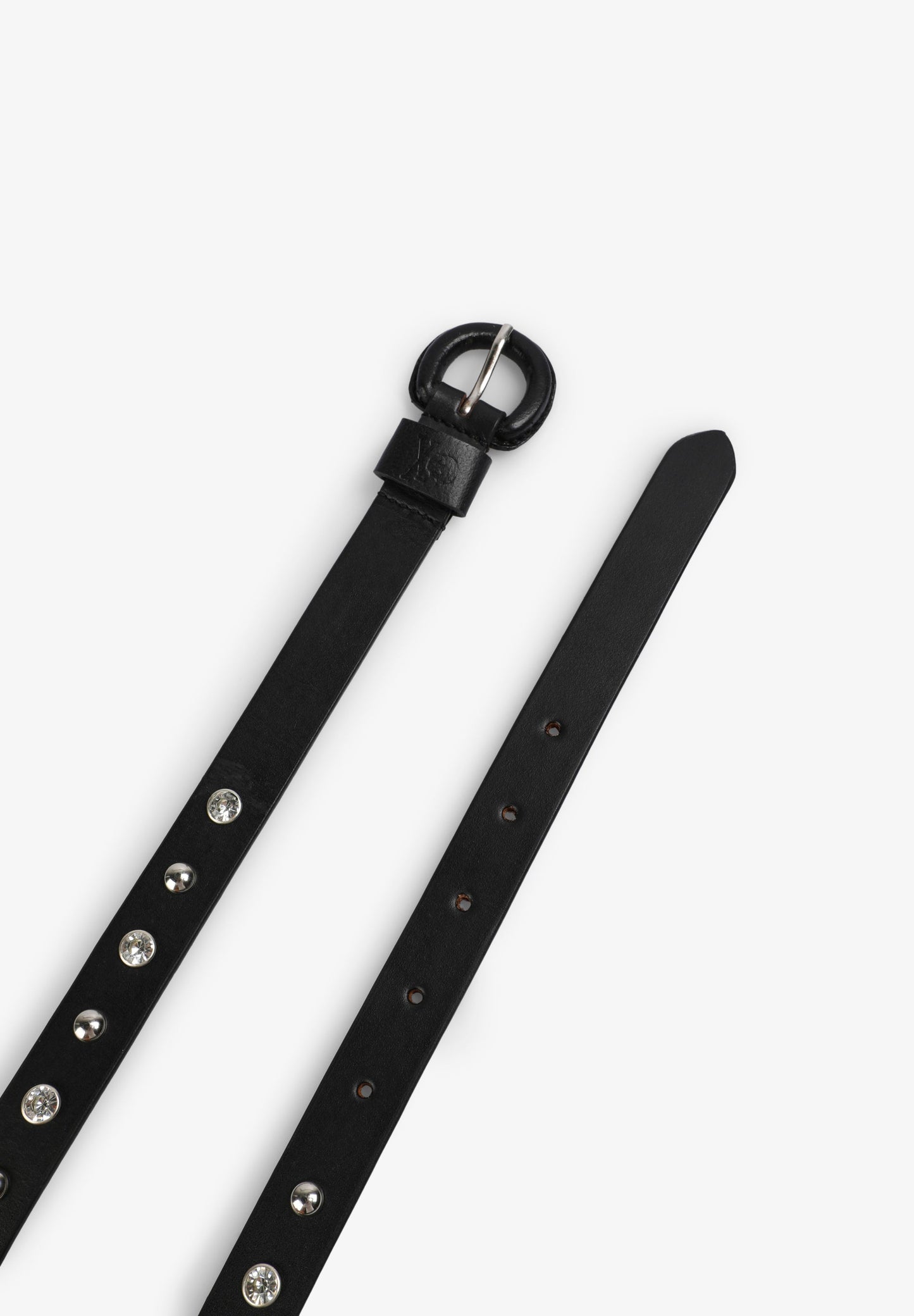 CINTURÓN PIEL STRASS Y TACHUELAS - Scalpers