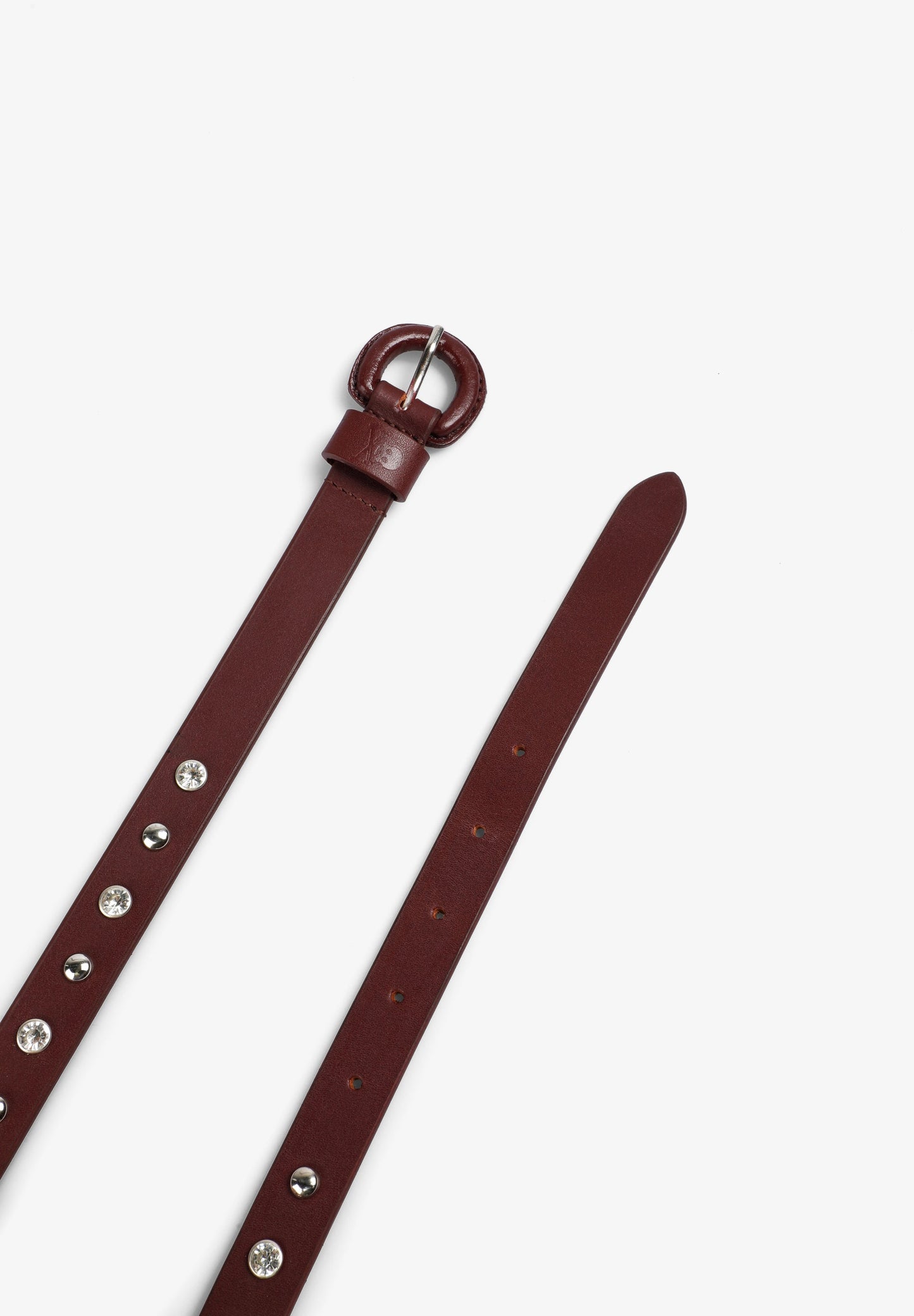 CINTURÓN PIEL STRASS Y TACHUELAS - Scalpers