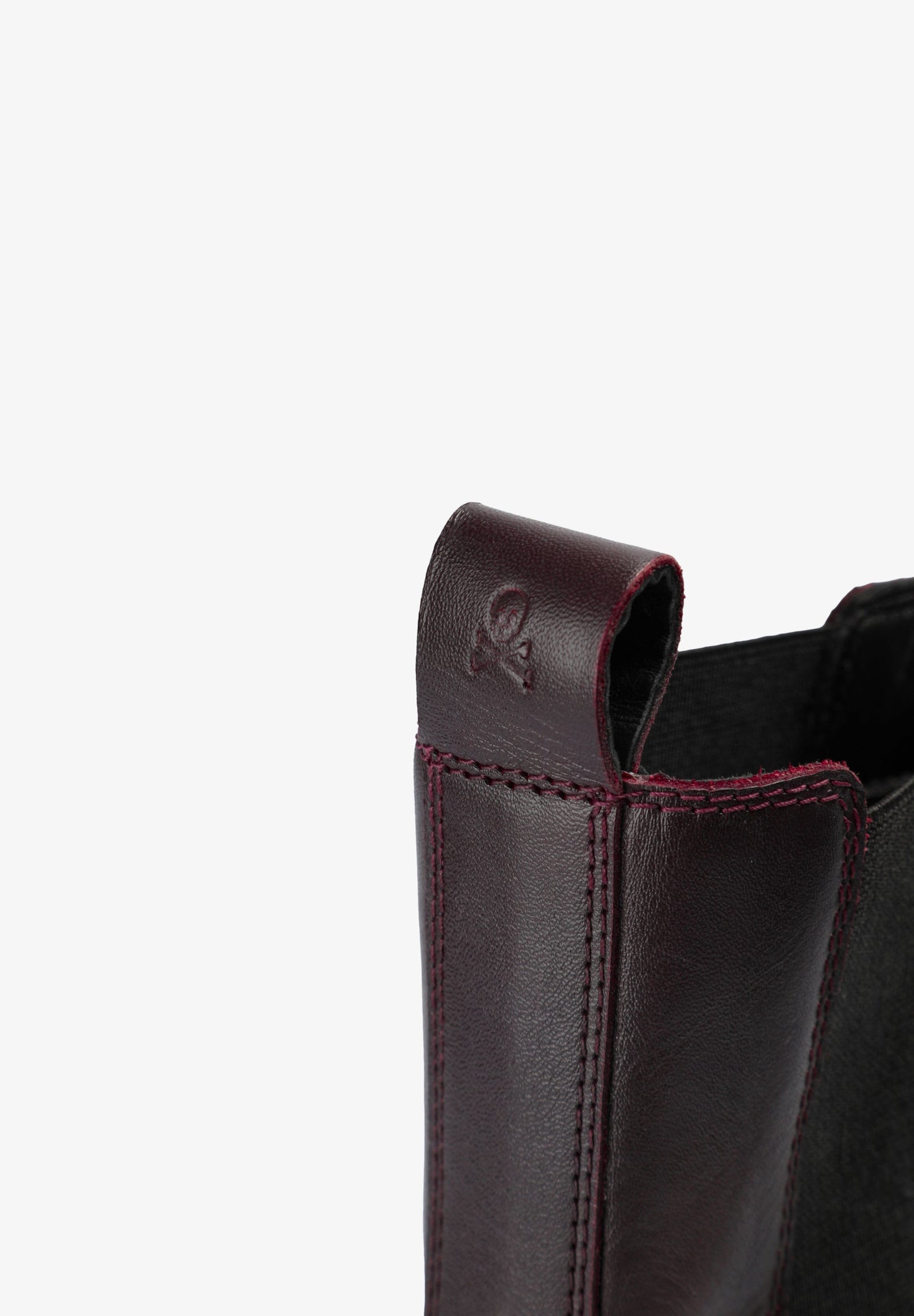 BOTAS CHELSEA PIEL BURDEOS