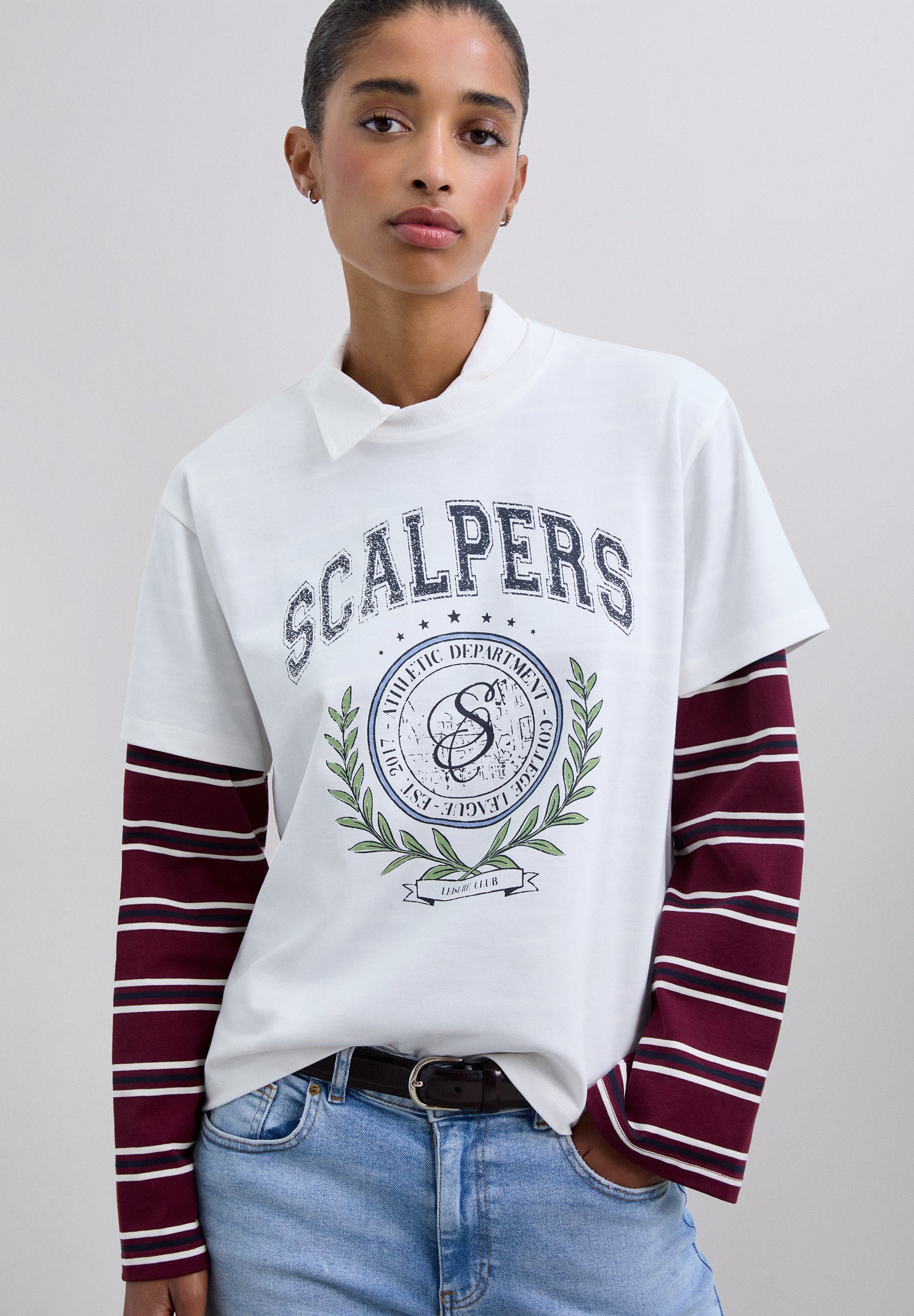 POLERA ALGODÓN PRINT LOGO