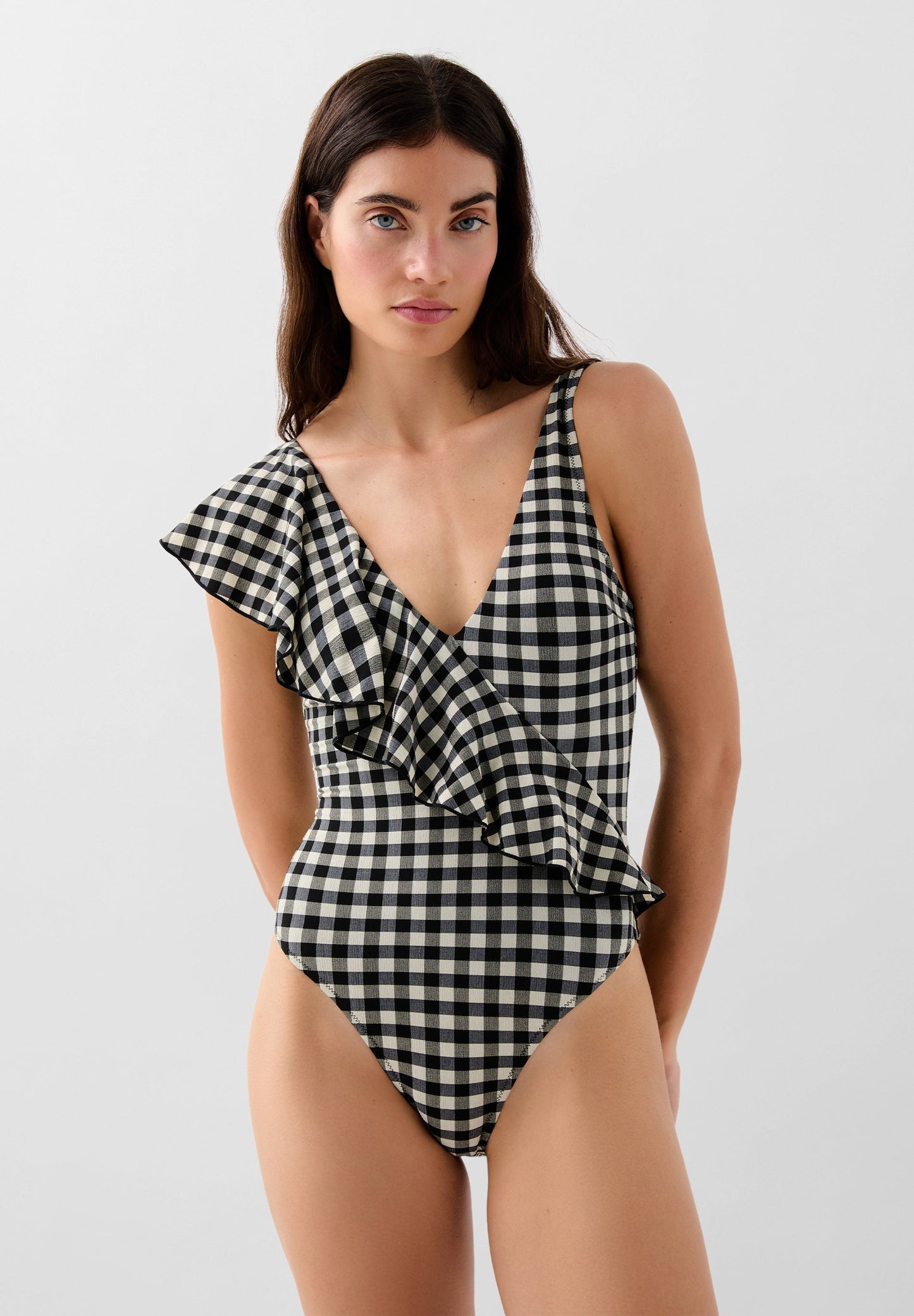 BAÑADOR VICHY VOLANTE