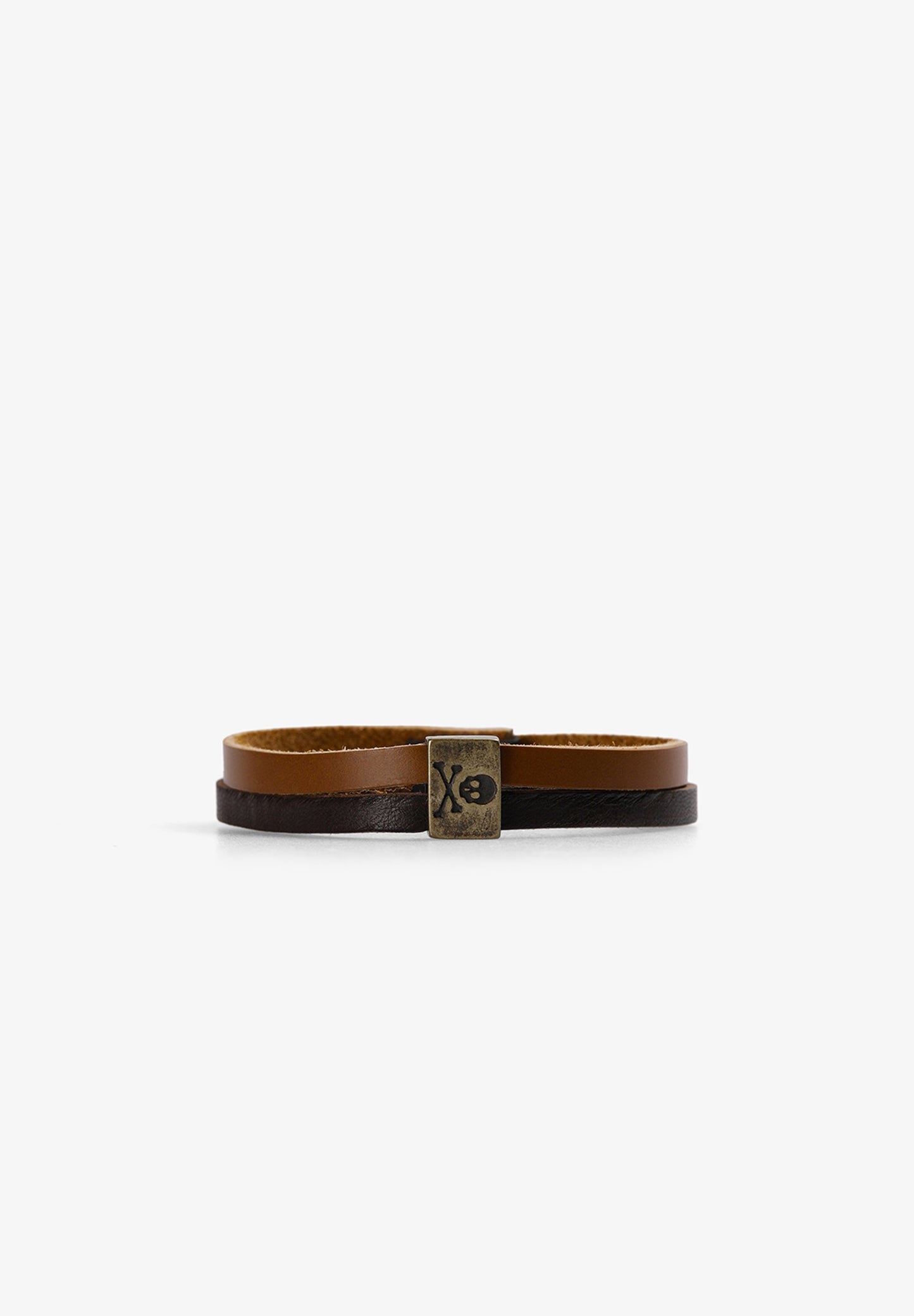 PULSERA DOBLE PIEL CALAVERA