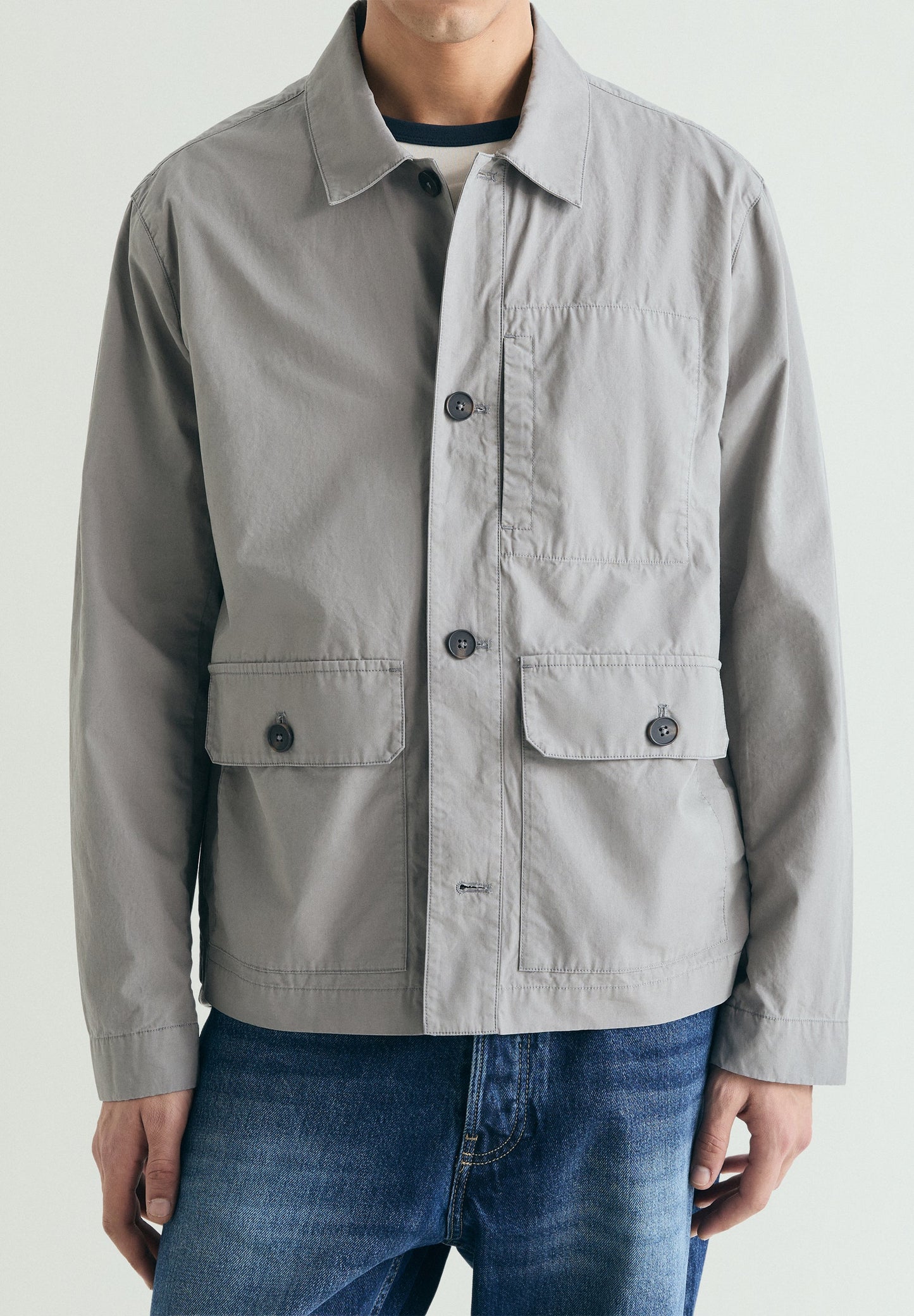 SOBRECAMISA ALGODÓN BOLSILLOS