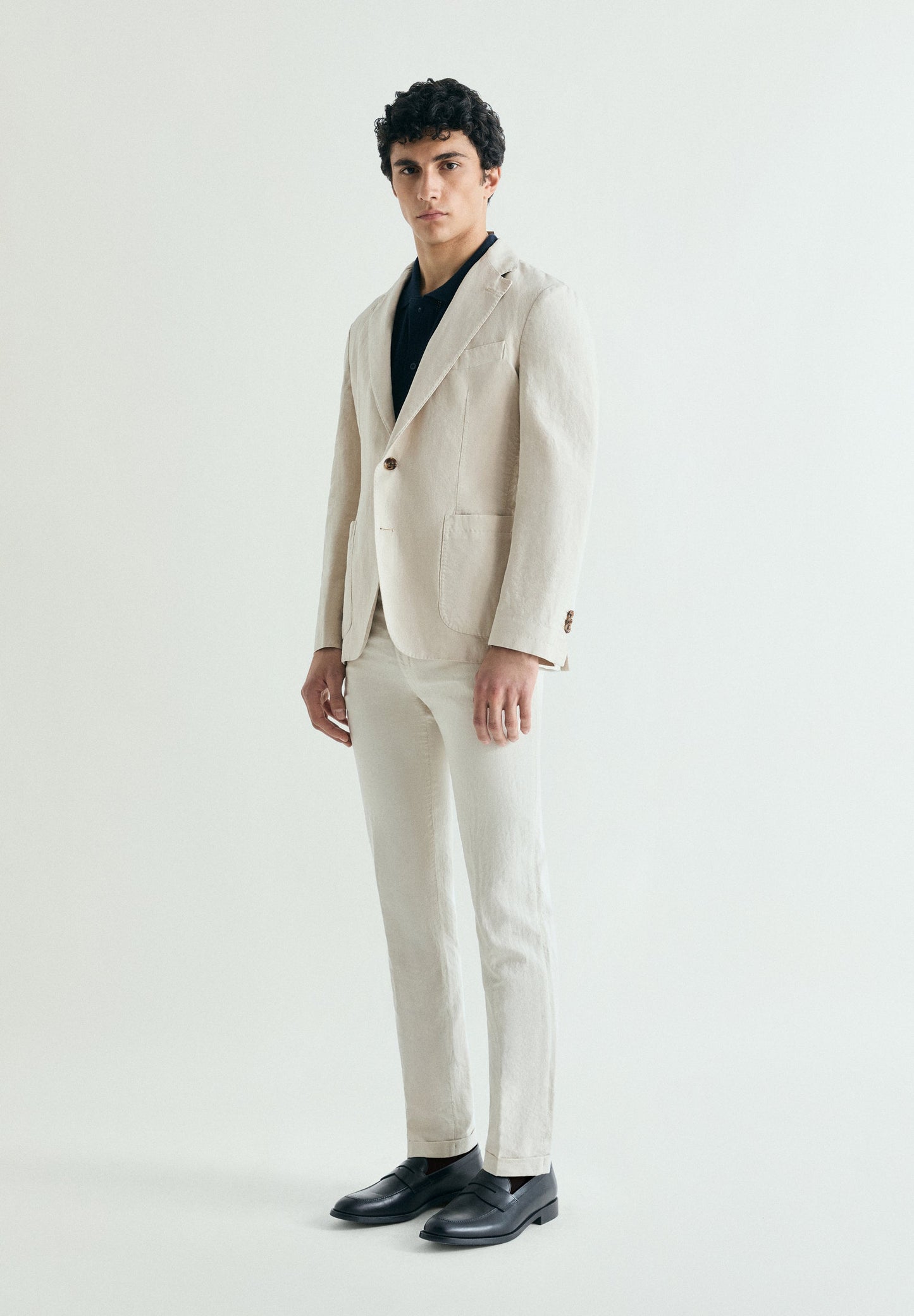 PANTALÓN TRAJE LINO