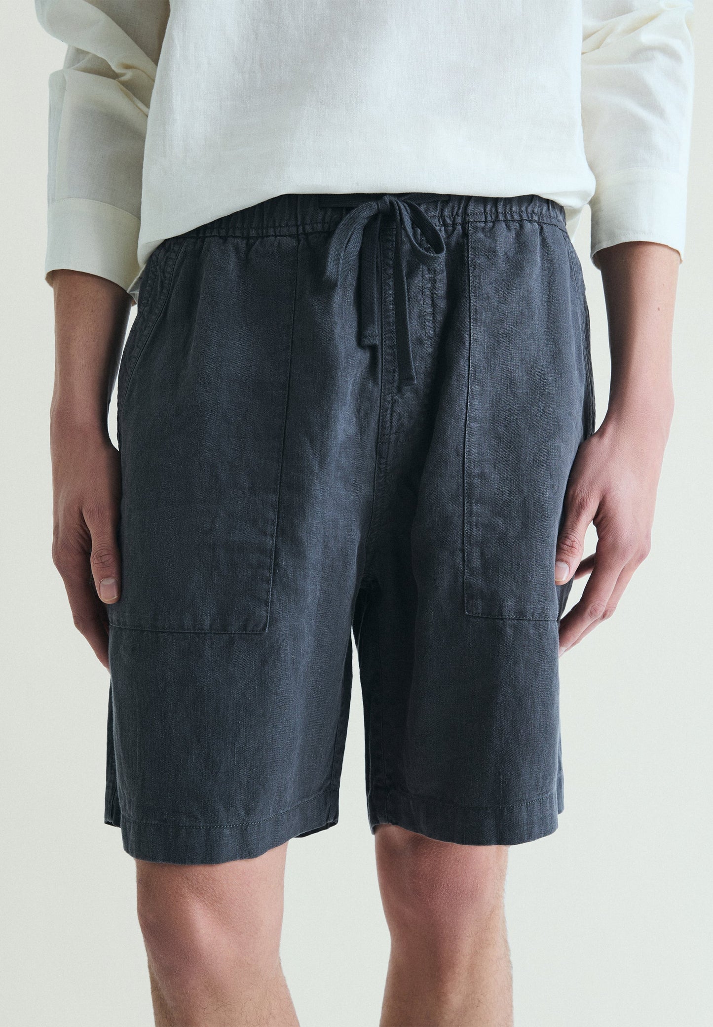 BERMUDAS LINO COSTURAS