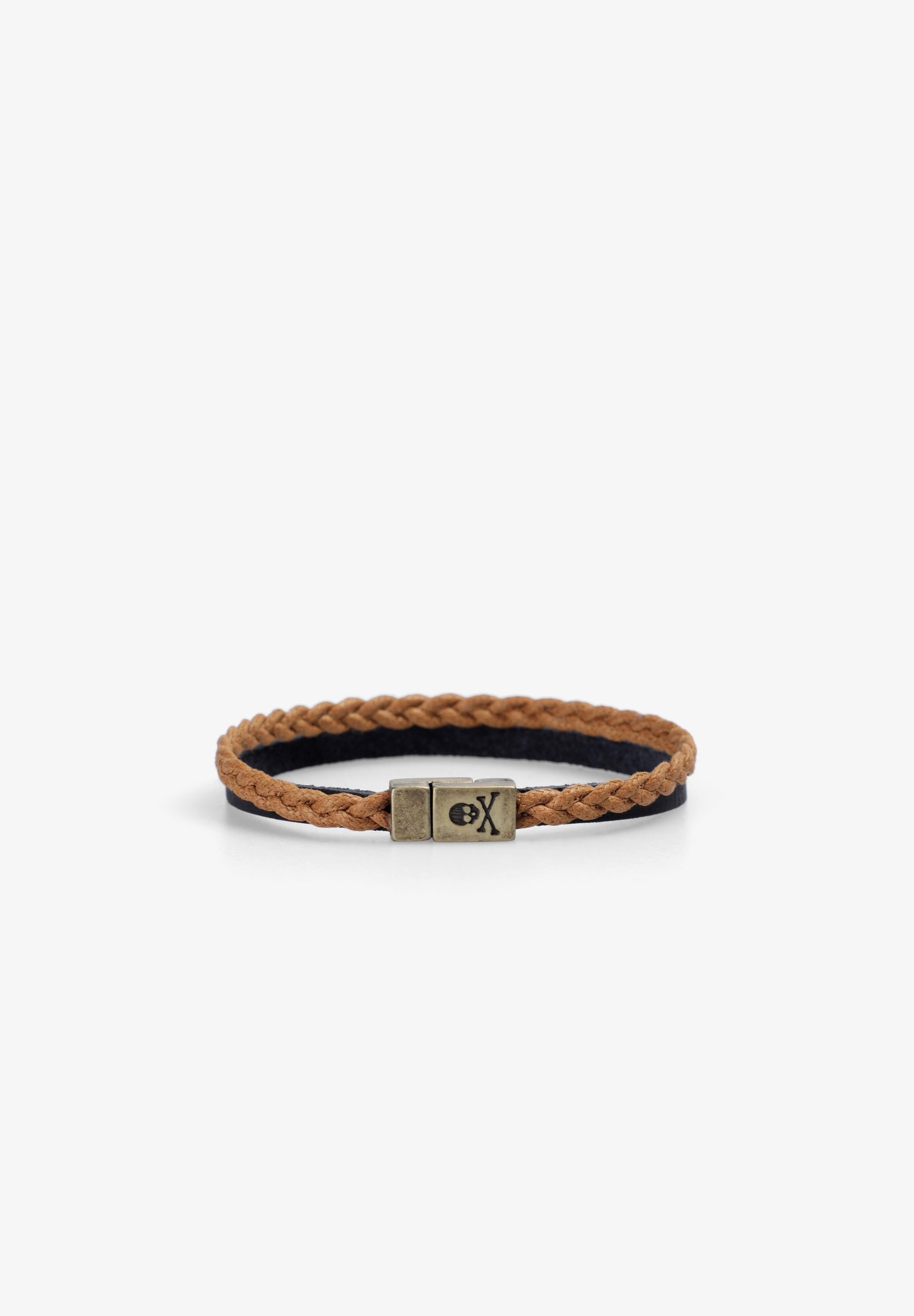 PULSERA PIEL Y CORDÓN ENCERADO - Scalpers