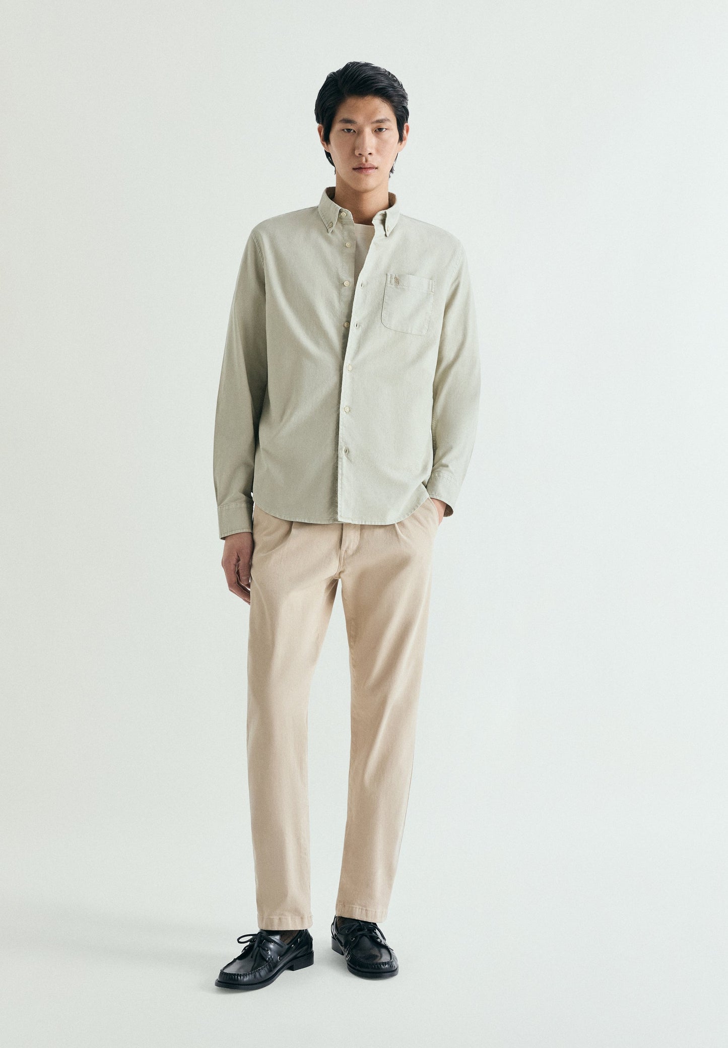 CAMISA OXFORD BORDADO TONO