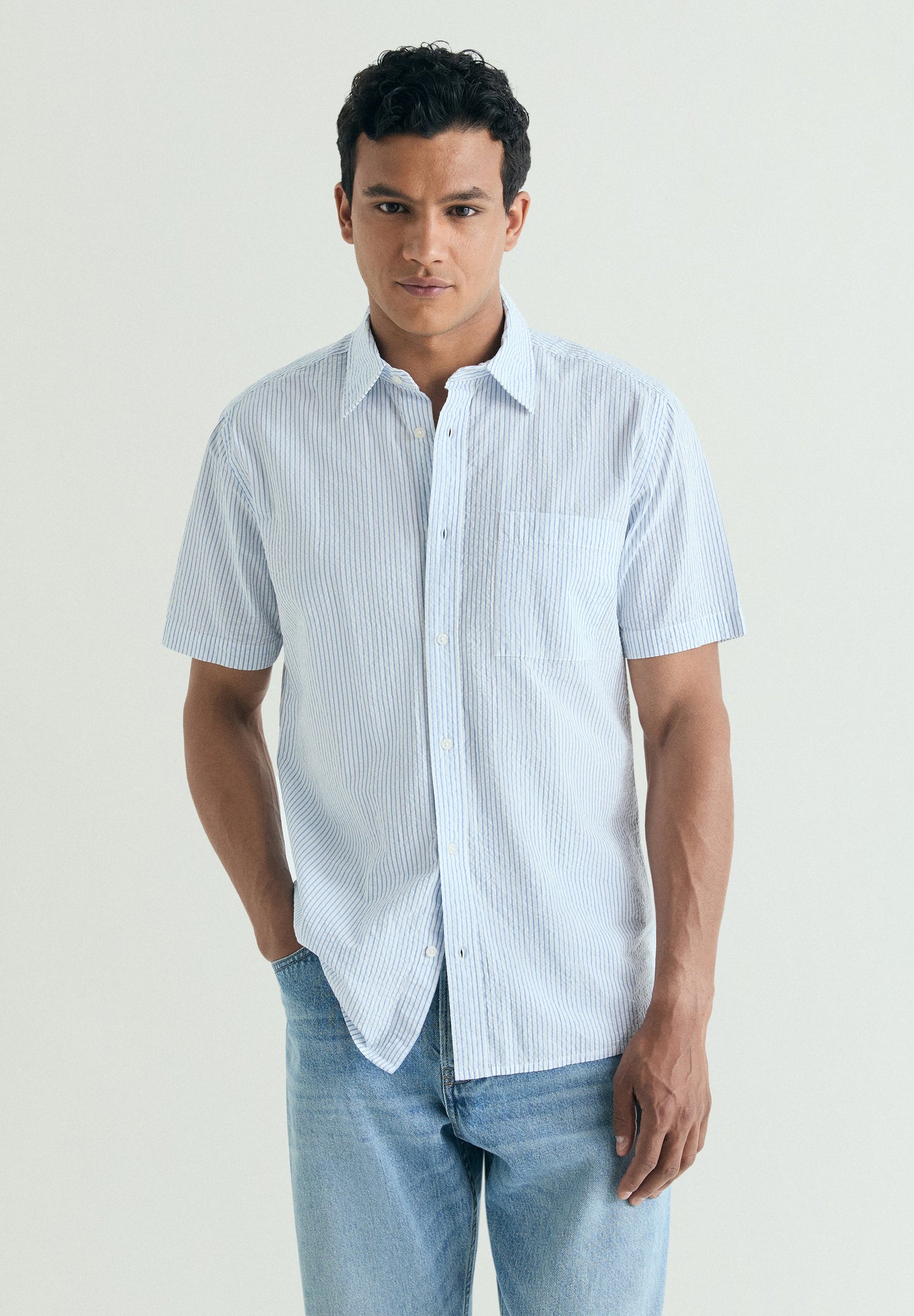 CAMISA MANGA CORTA RAYAS