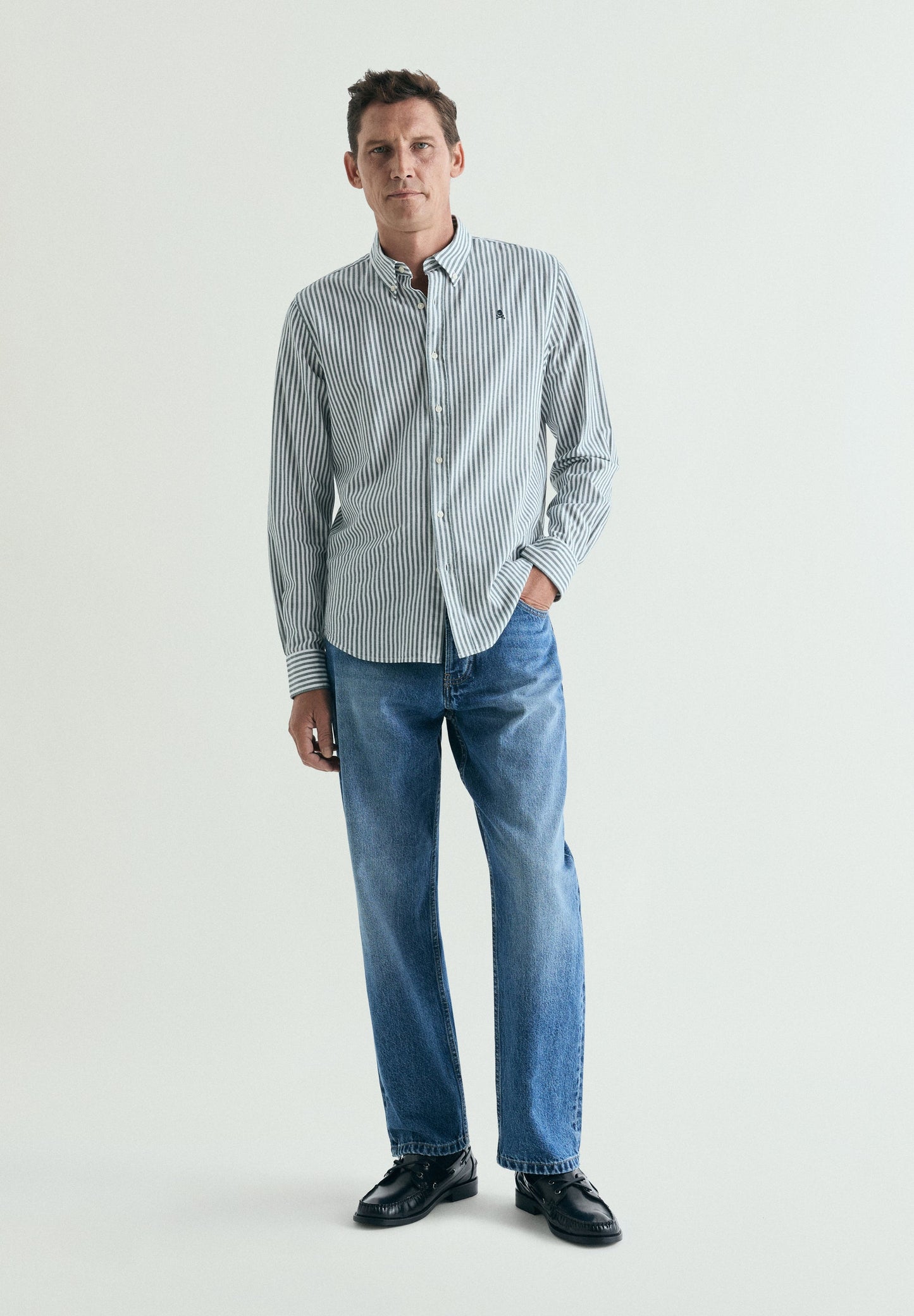 CAMISA OXFORD ALGODÓN Y LINO
