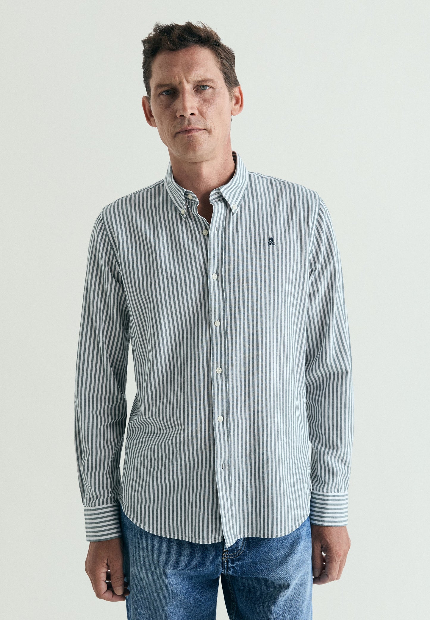 CAMISA OXFORD ALGODÓN Y LINO