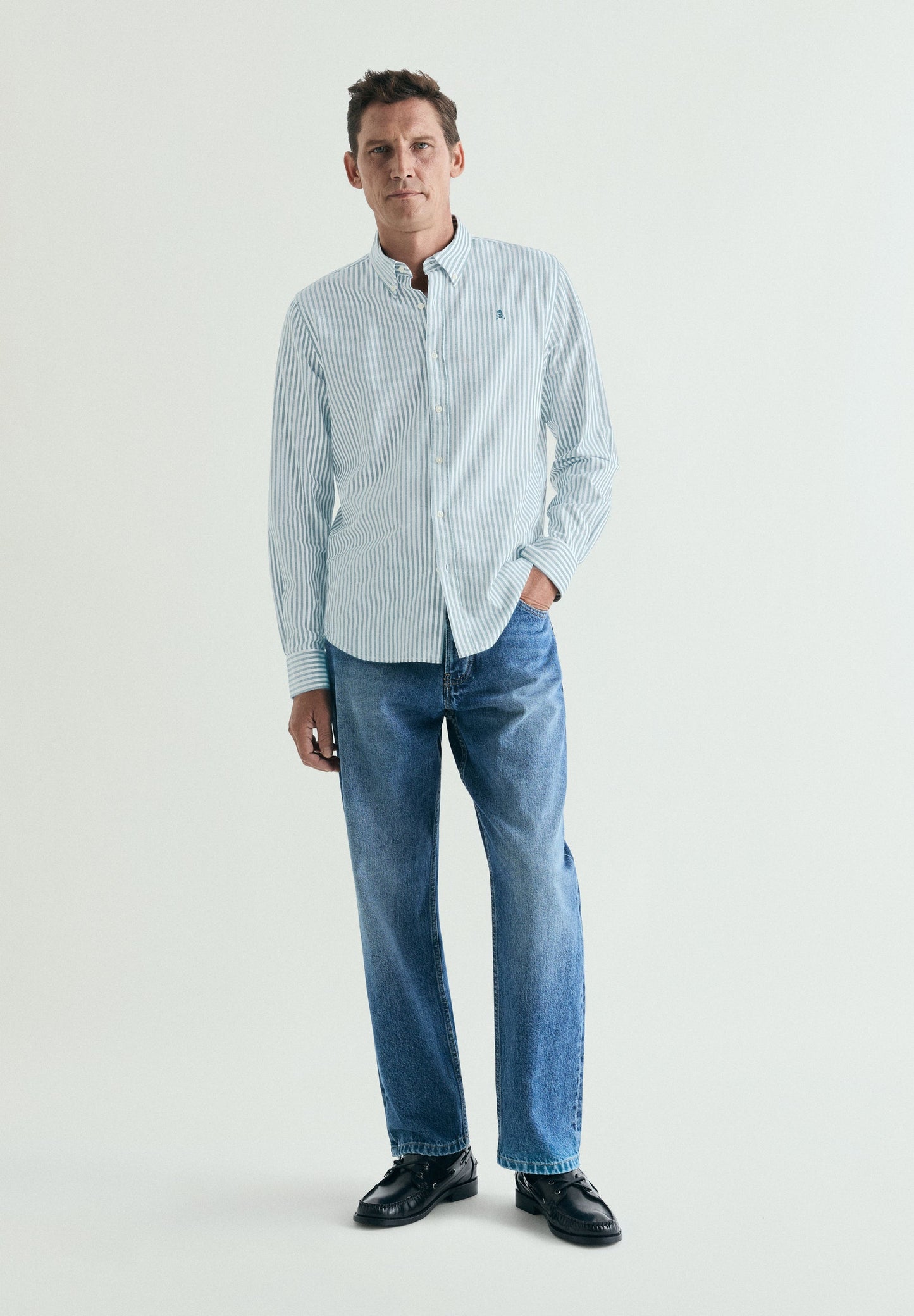 CAMISA OXFORD ALGODÓN Y LINO