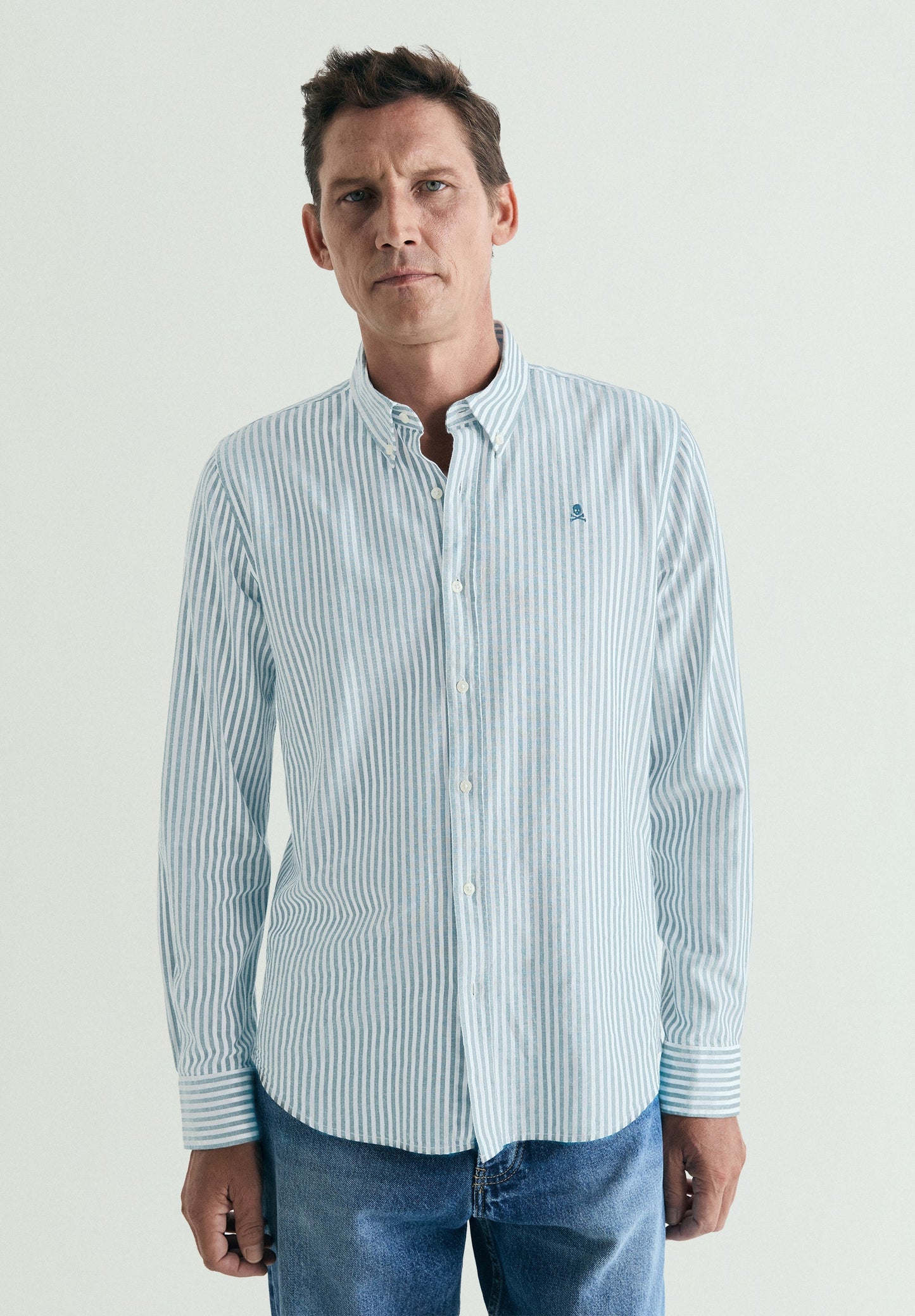 CAMISA OXFORD ALGODÓN Y LINO