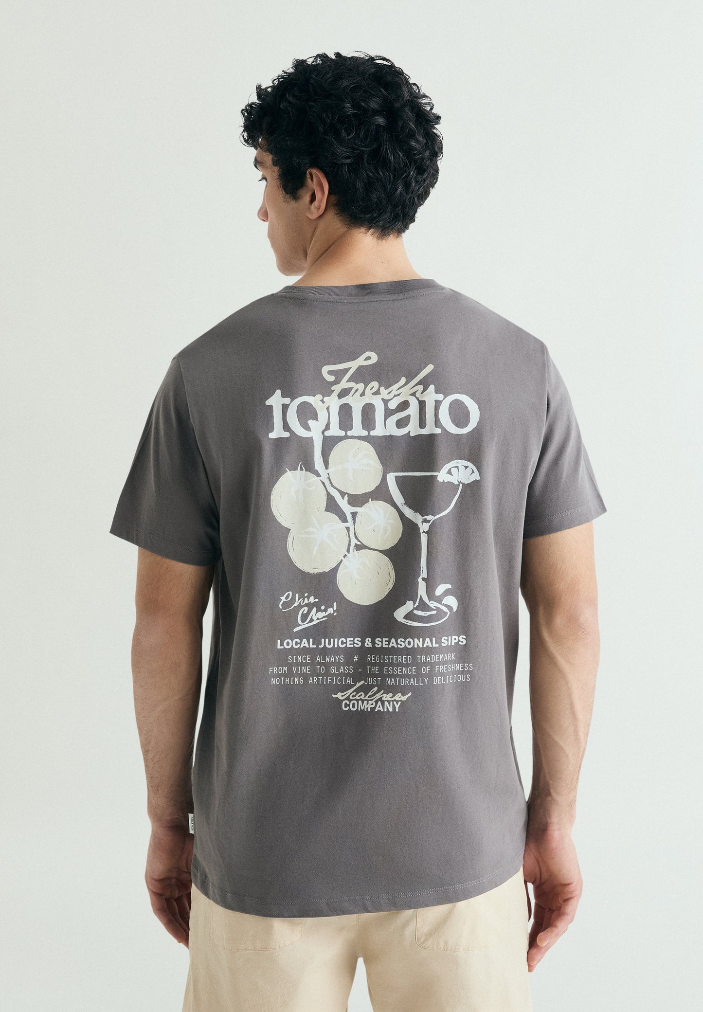CAMISETA ESTAMPADO A CONTRASTE