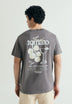 CAMISETA ESTAMPADO A CONTRASTE