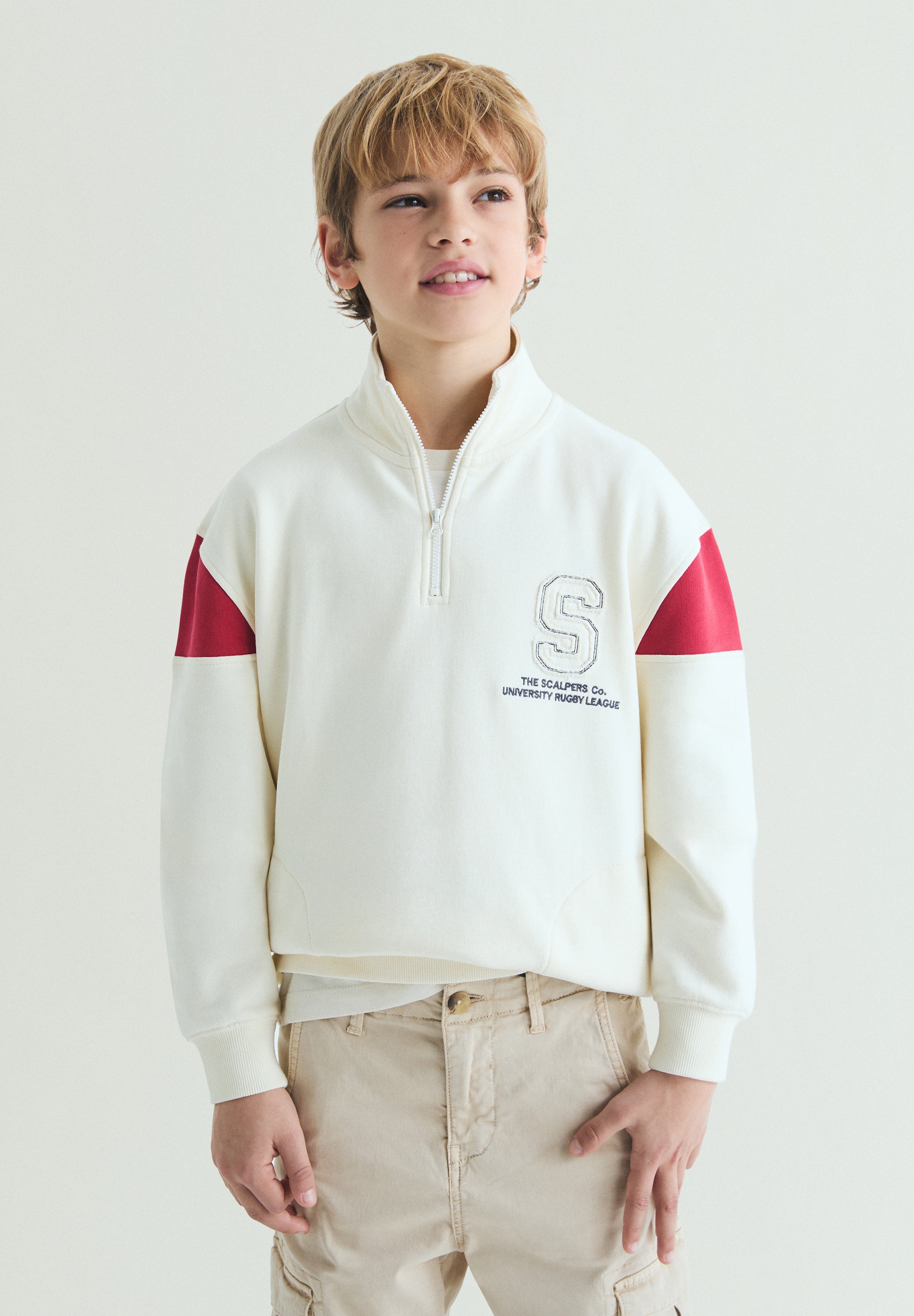 SUDADERA CUELLO ALTO CREMALLERA