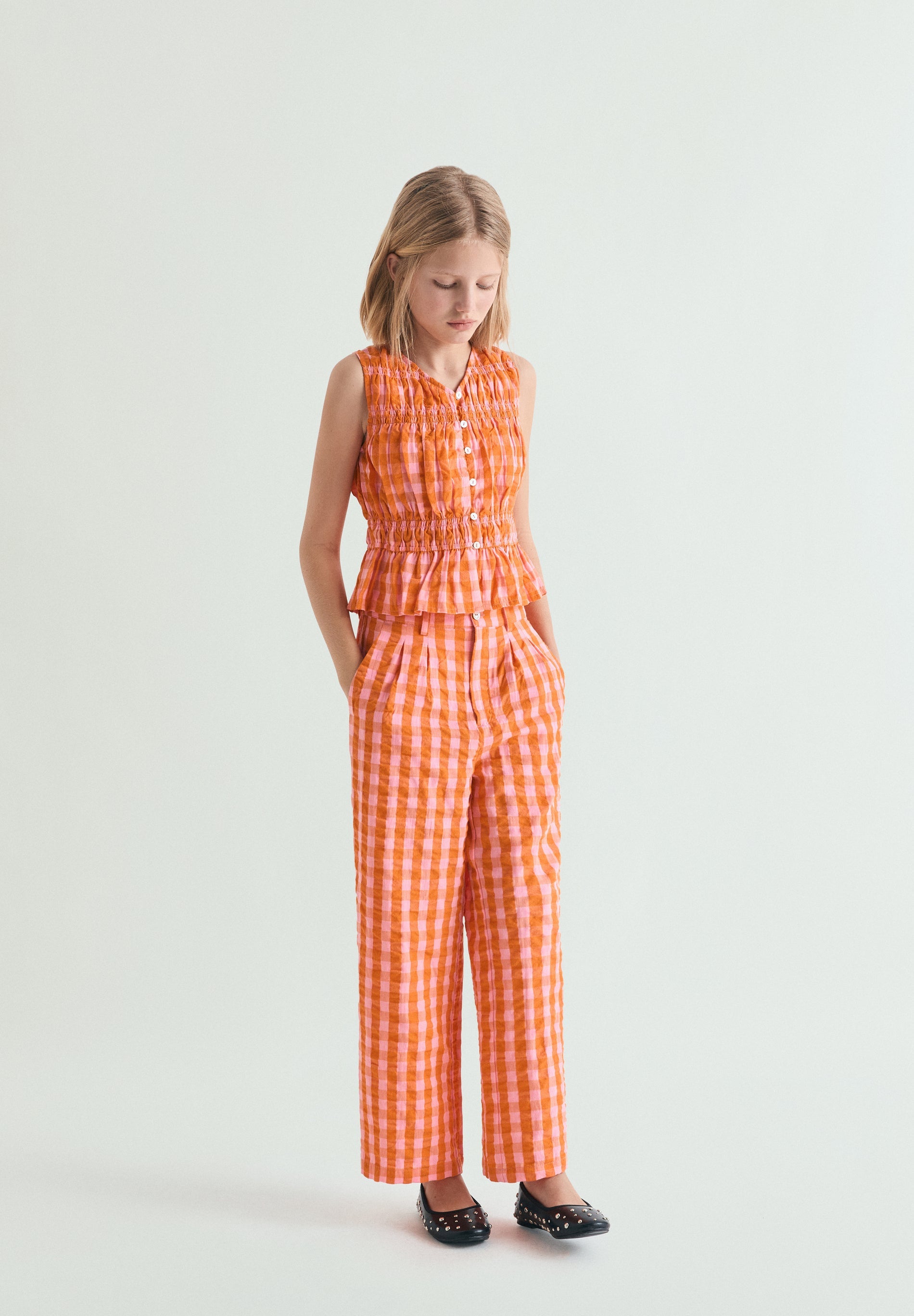 PANTALÓN VICHY PINZAS