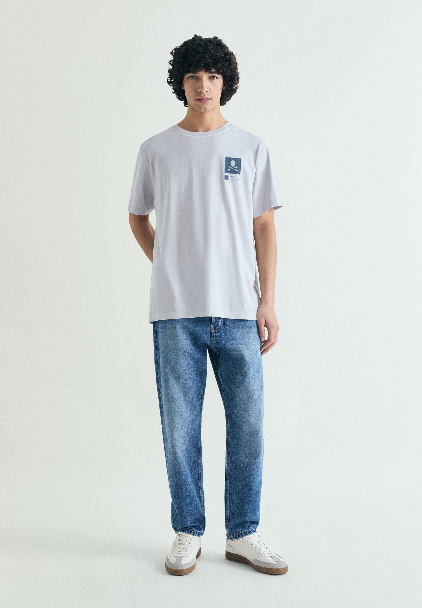 CAMISETA ESTAMPADA EFECTO LAVADO