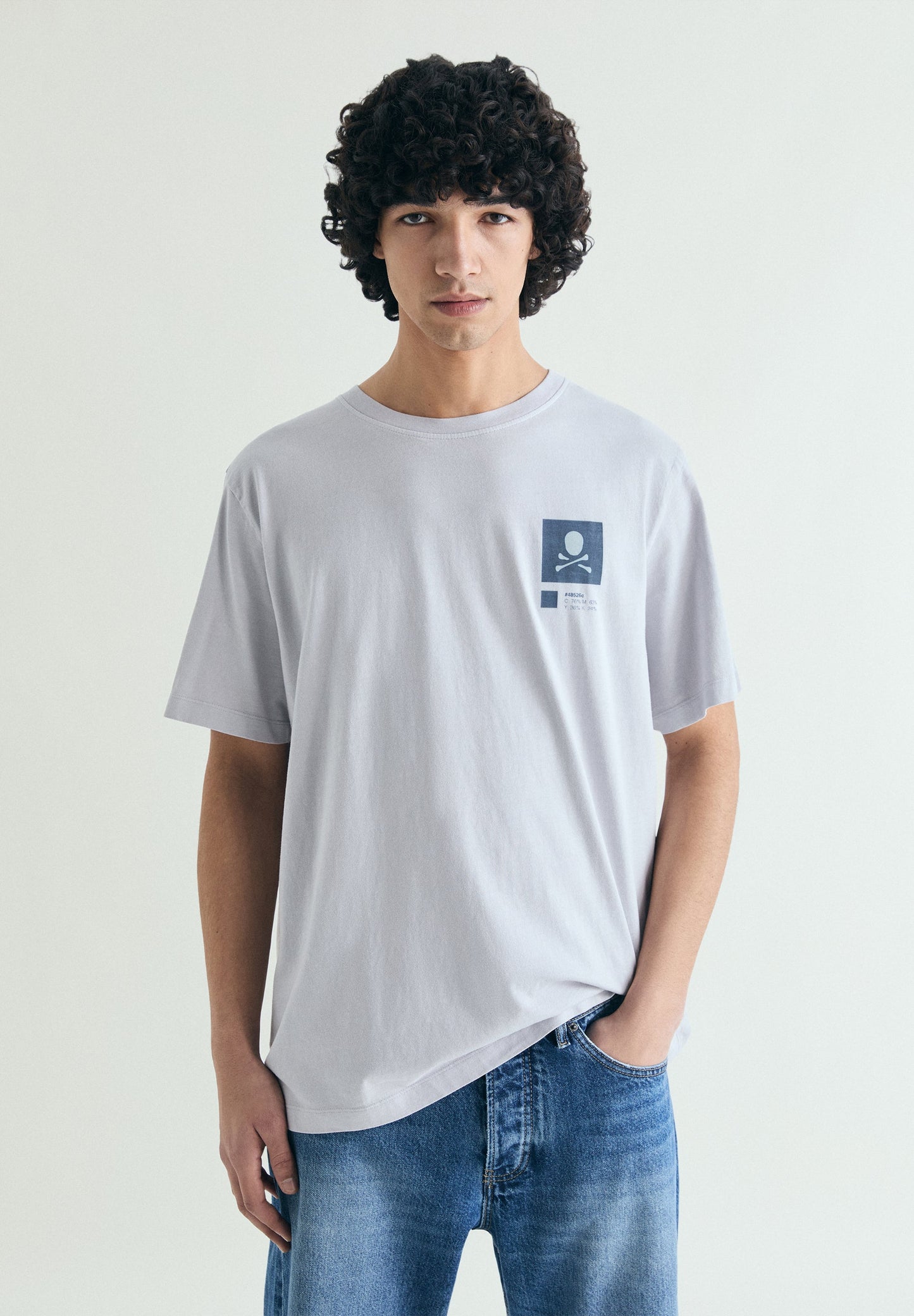 CAMISETA ESTAMPADA EFECTO LAVADO